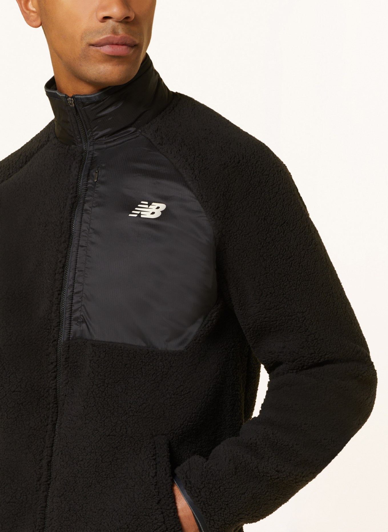 new balance Running jacket SPEED SHERPA, Color: BLACK (Image 4)
