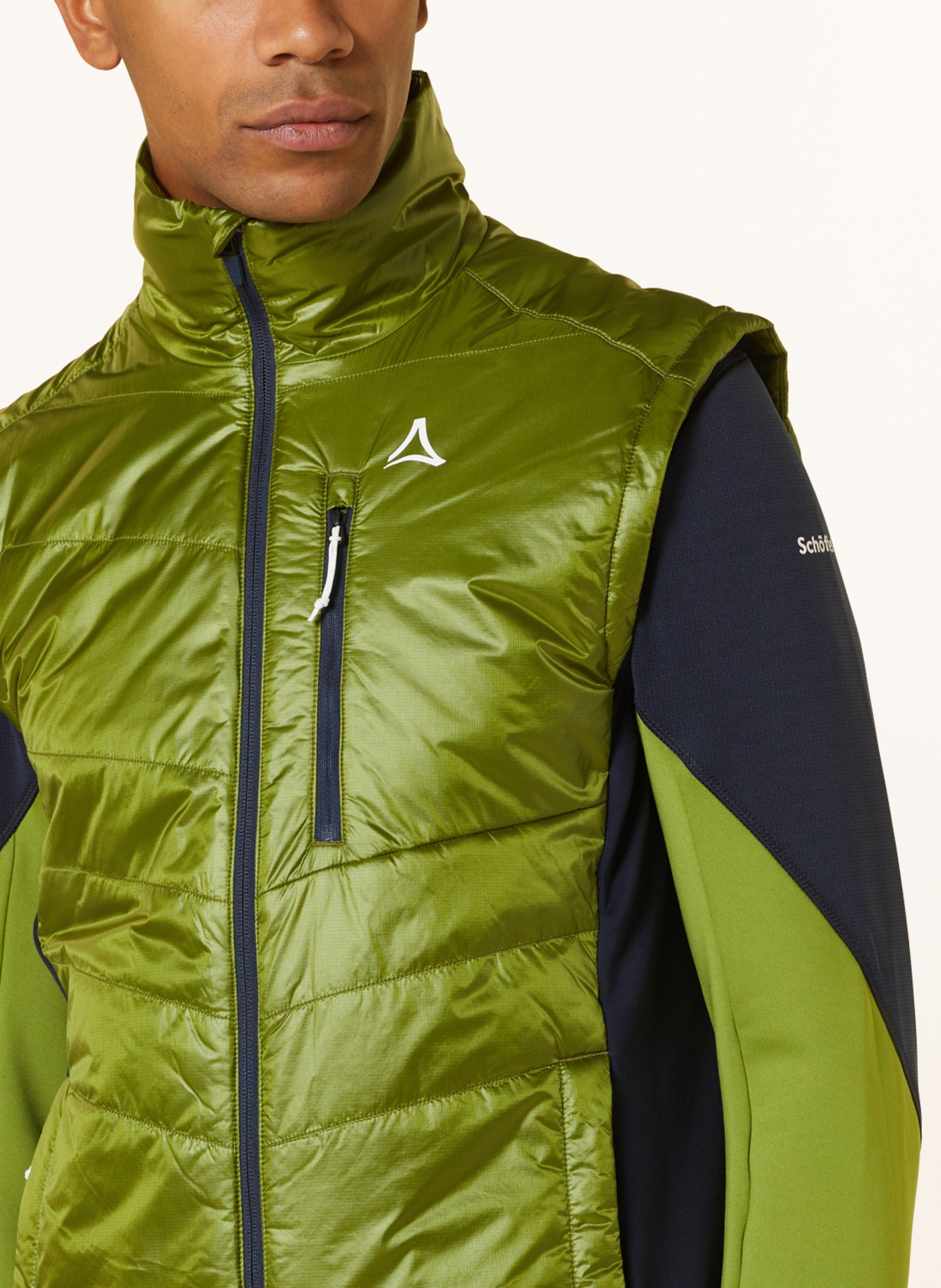 Schöffel Hybrid quilted jacket STAMS, Color: GREEN (Image 4)