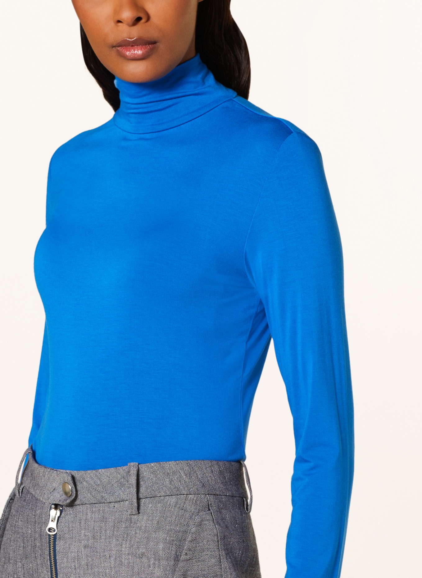 BOVIVA Turtleneck shirt, Color: BLUE (Image 4)