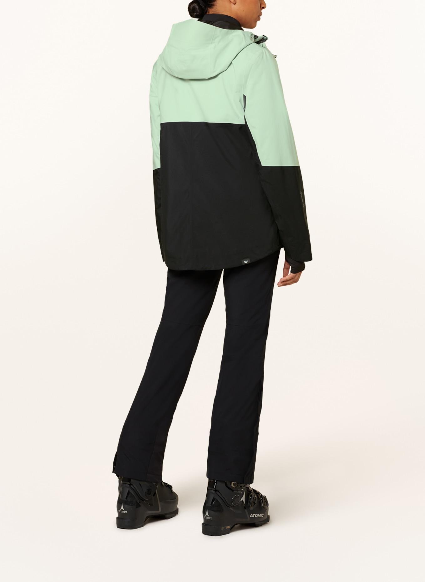 ROXY Ski jacket GORE-TEX® STRETCH PURELINES, Color: LIGHT GREEN/ BLACK (Image 3)