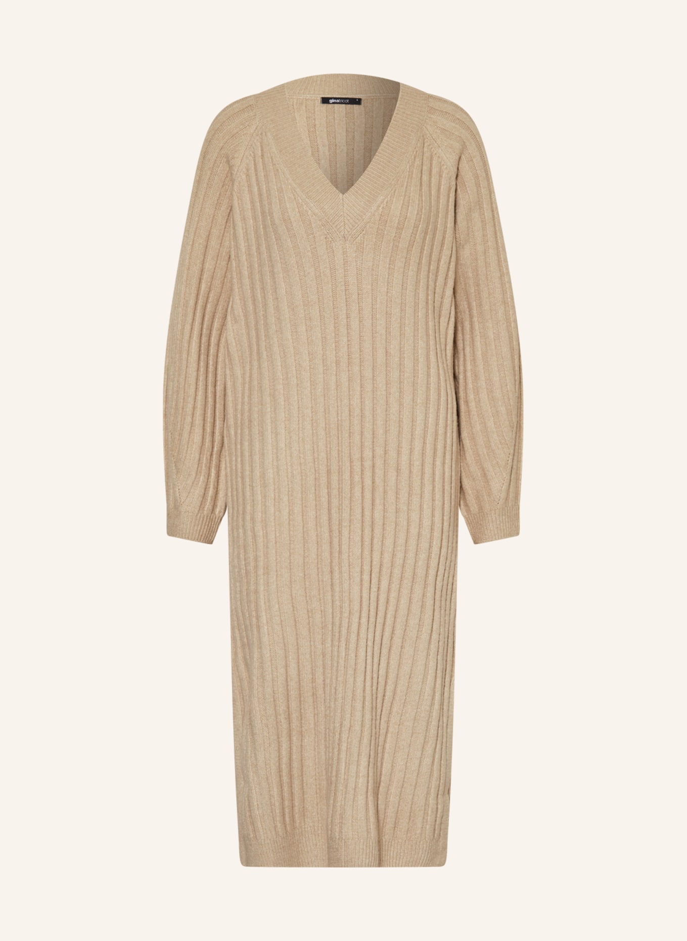 gina tricot Knit dress, Color: LIGHT BROWN (Image 1)