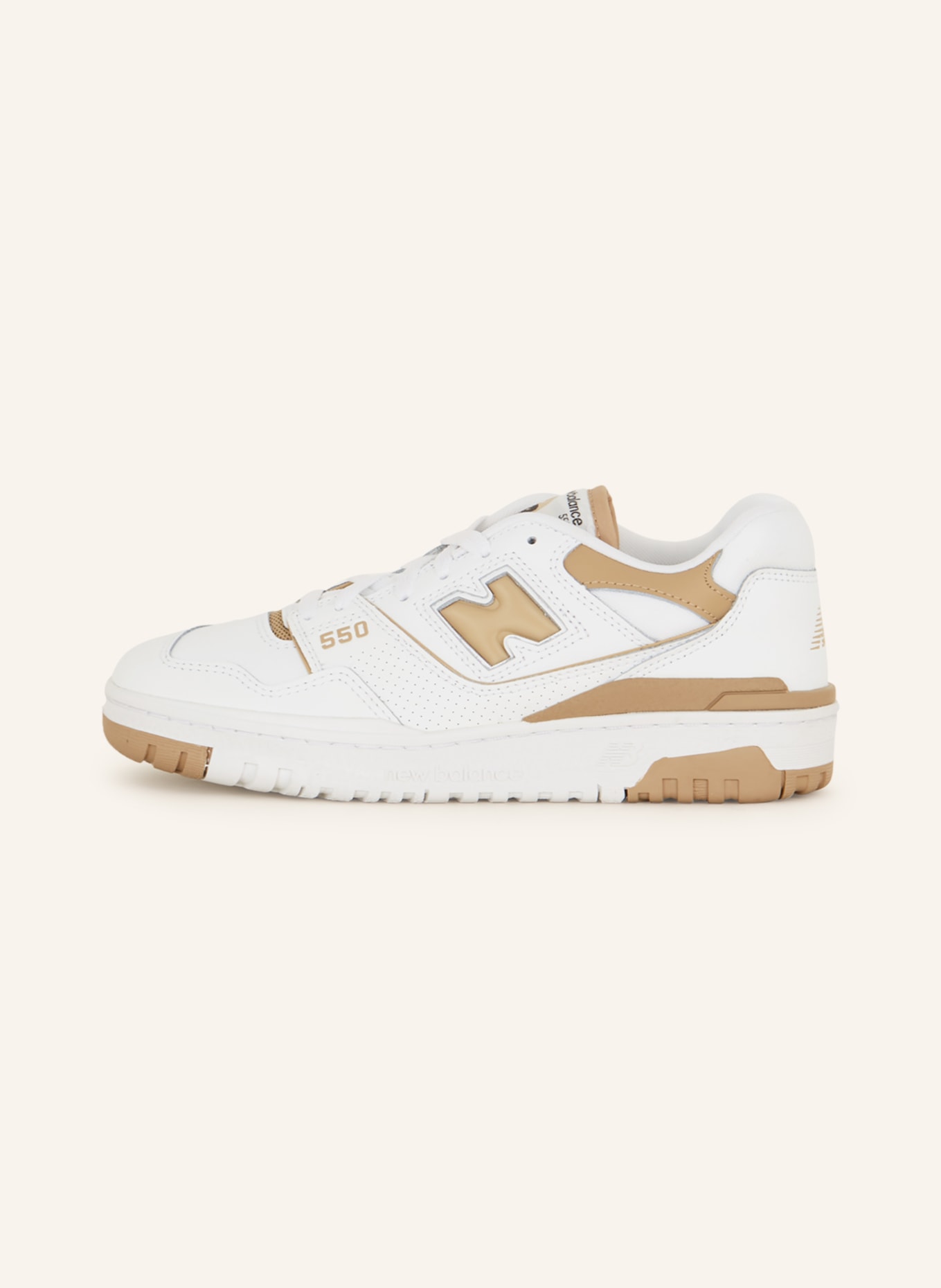 new balance Sneakers 550, Color: WHITE/ CAMEL (Image 4)