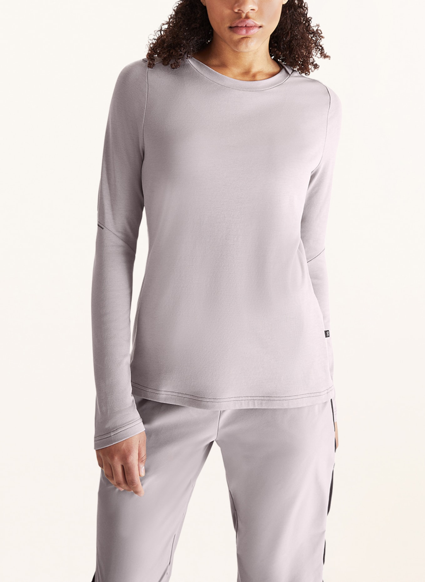 On Long sleeve shirt FOCUS, Color: GRAY (Image 2)