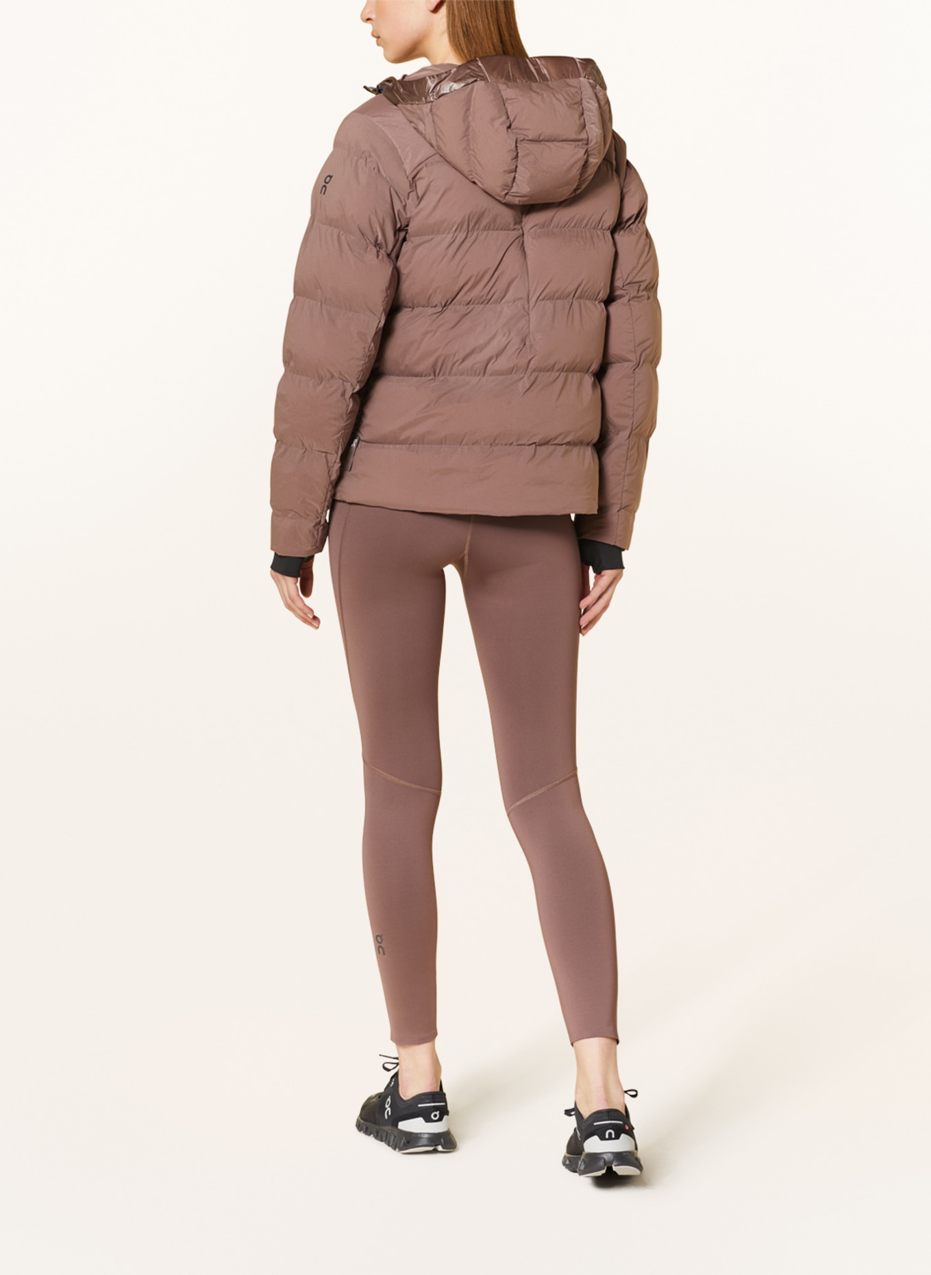 Taupe quilted deals jacket