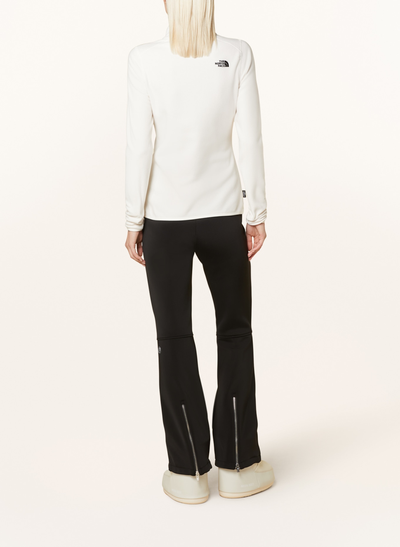 THE NORTH FACE Fleece half-zip sweater 100 GLACIER, Color: WHITE (Image 3)