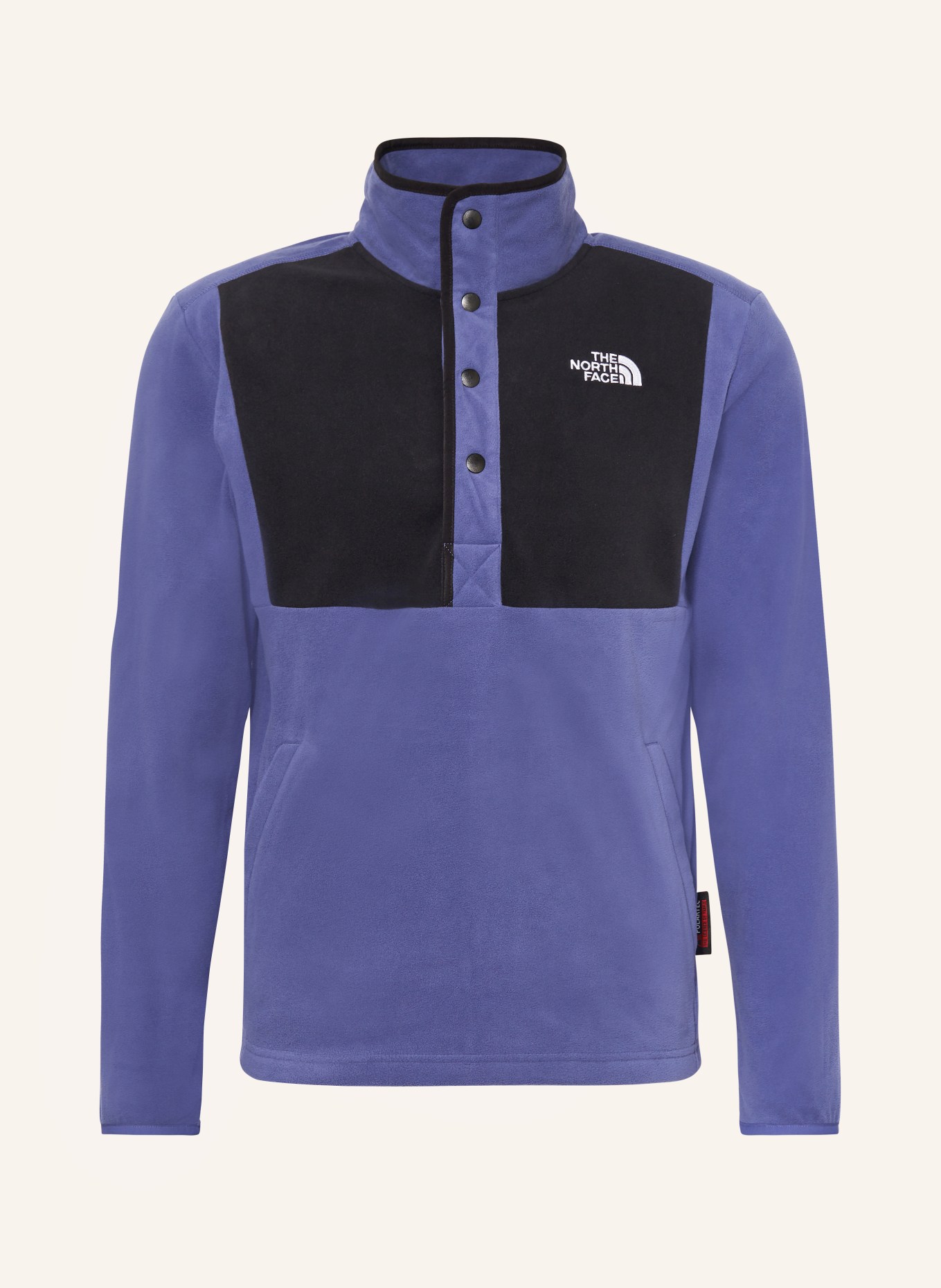 THE NORTH FACE Fleece half-zip sweater HOMESAFE, Color: PURPLE/ DARK GRAY (Image 1)