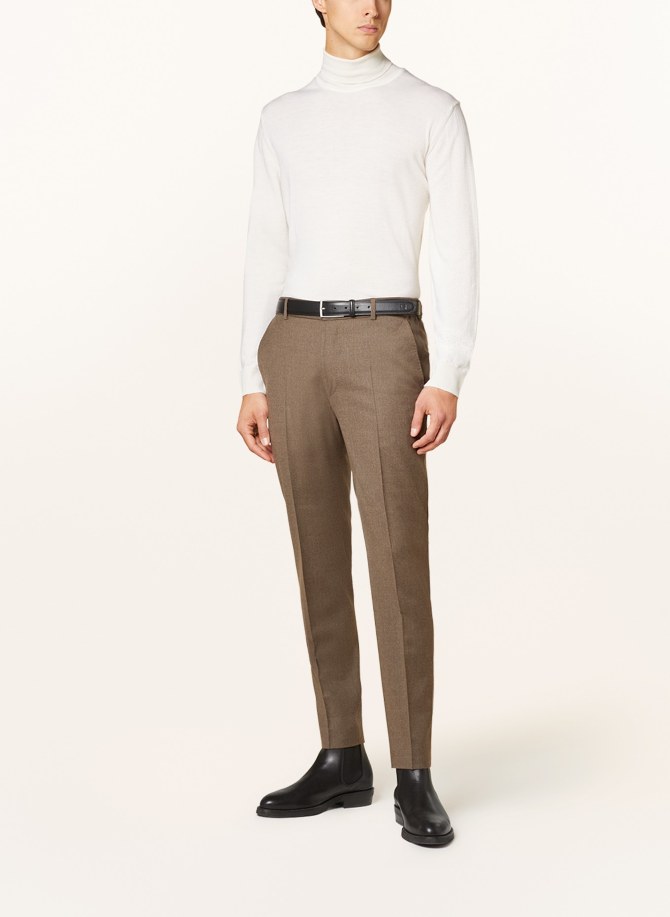 JOOP! Spodnie garniturowe BAXX slim fit, Kolor: 207 Dark Brown                 207 (Obrazek 3)