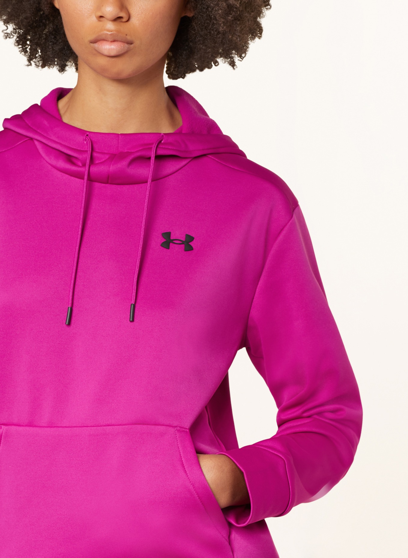 UNDER ARMOUR Hoodie ARMOUR FLEECE®, Color: PINK (Image 5)
