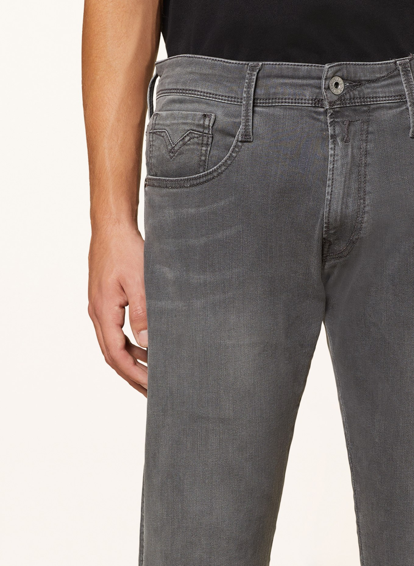 REPLAY Jeans Extra Slim Fit, Farbe: 096 DARK GREY (Bild 5)