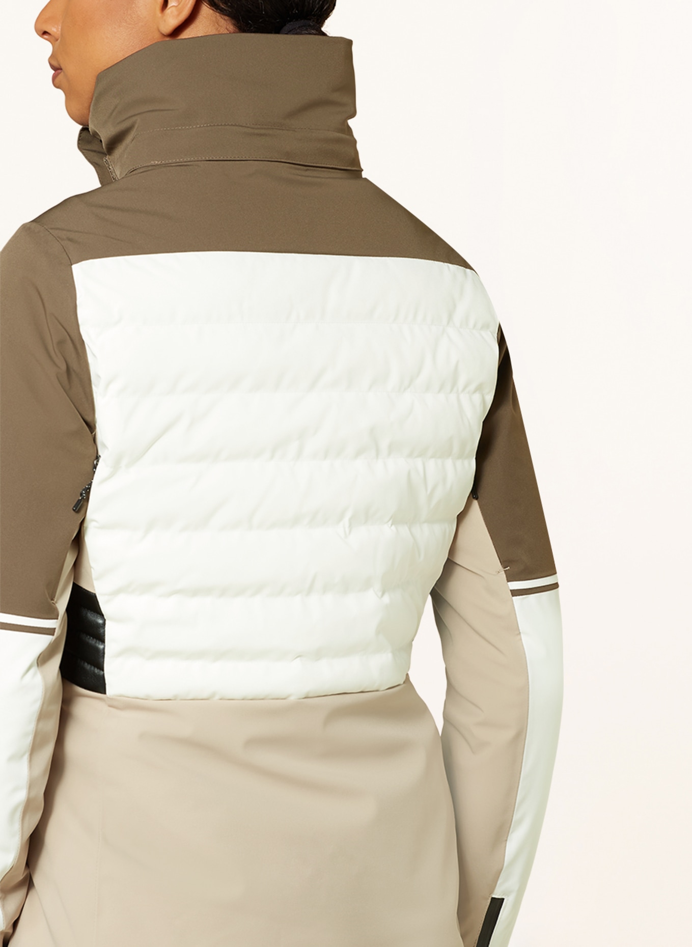 8848 Altitude Ski jacket HAZEL, Color: LIGHT BROWN/ BLACK/ WHITE (Image 6)
