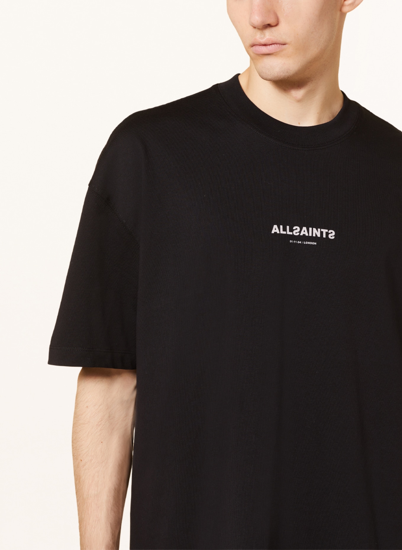 ALLSAINTS Oversized-Shirt SUBVERSE, Farbe: SCHWARZ (Bild 4)