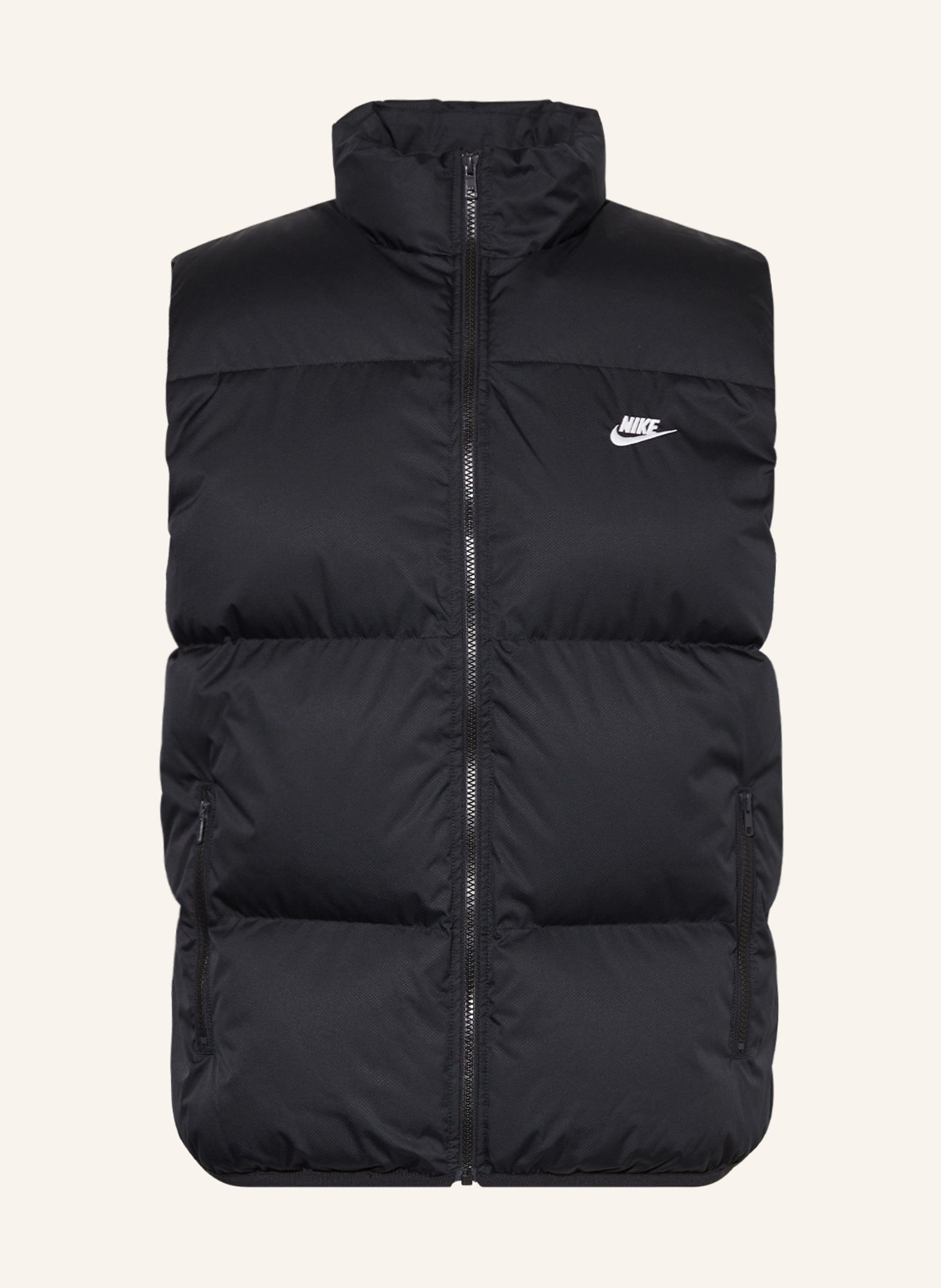 Nike Prošívaná vesta, Barva: ČERNÁ (Obrázek 1)