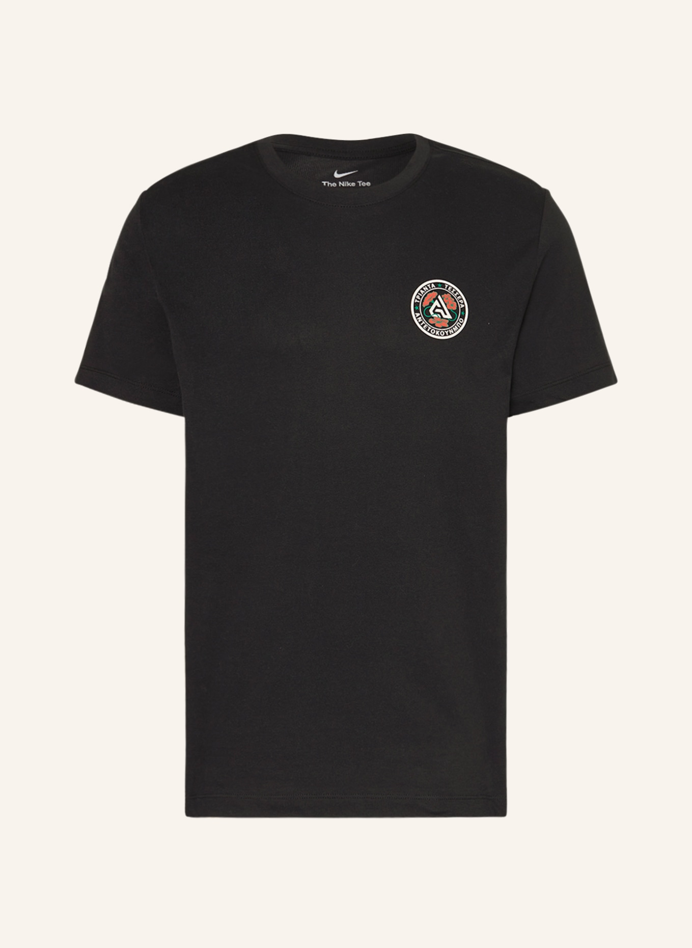 Nike T-shirt DRI-FIT, Color: BLACK/ RED/ ORANGE (Image 1)