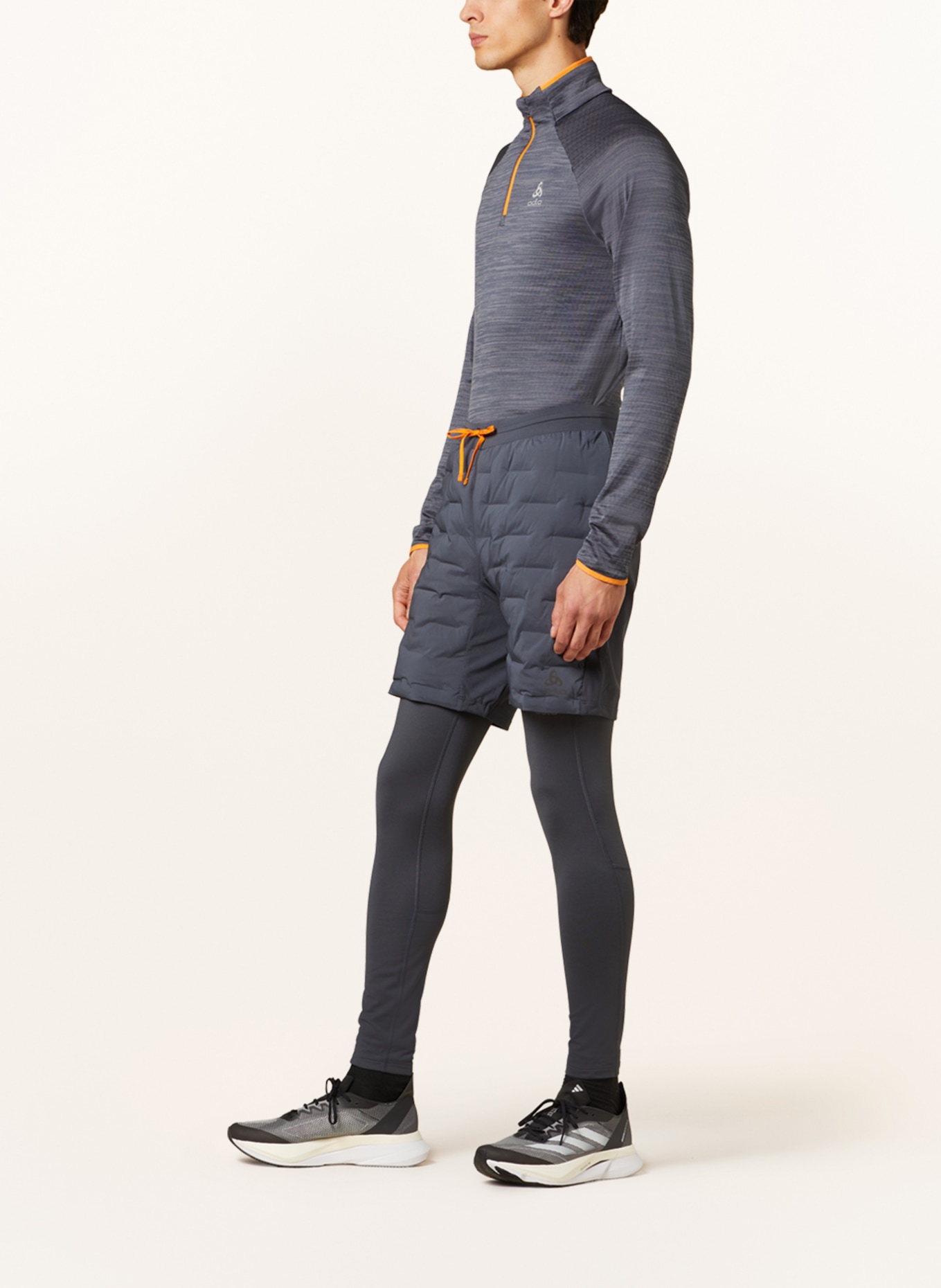 odlo Running shorts ZEROWEIGHT INSULATOR, Color: BLUE (Image 4)
