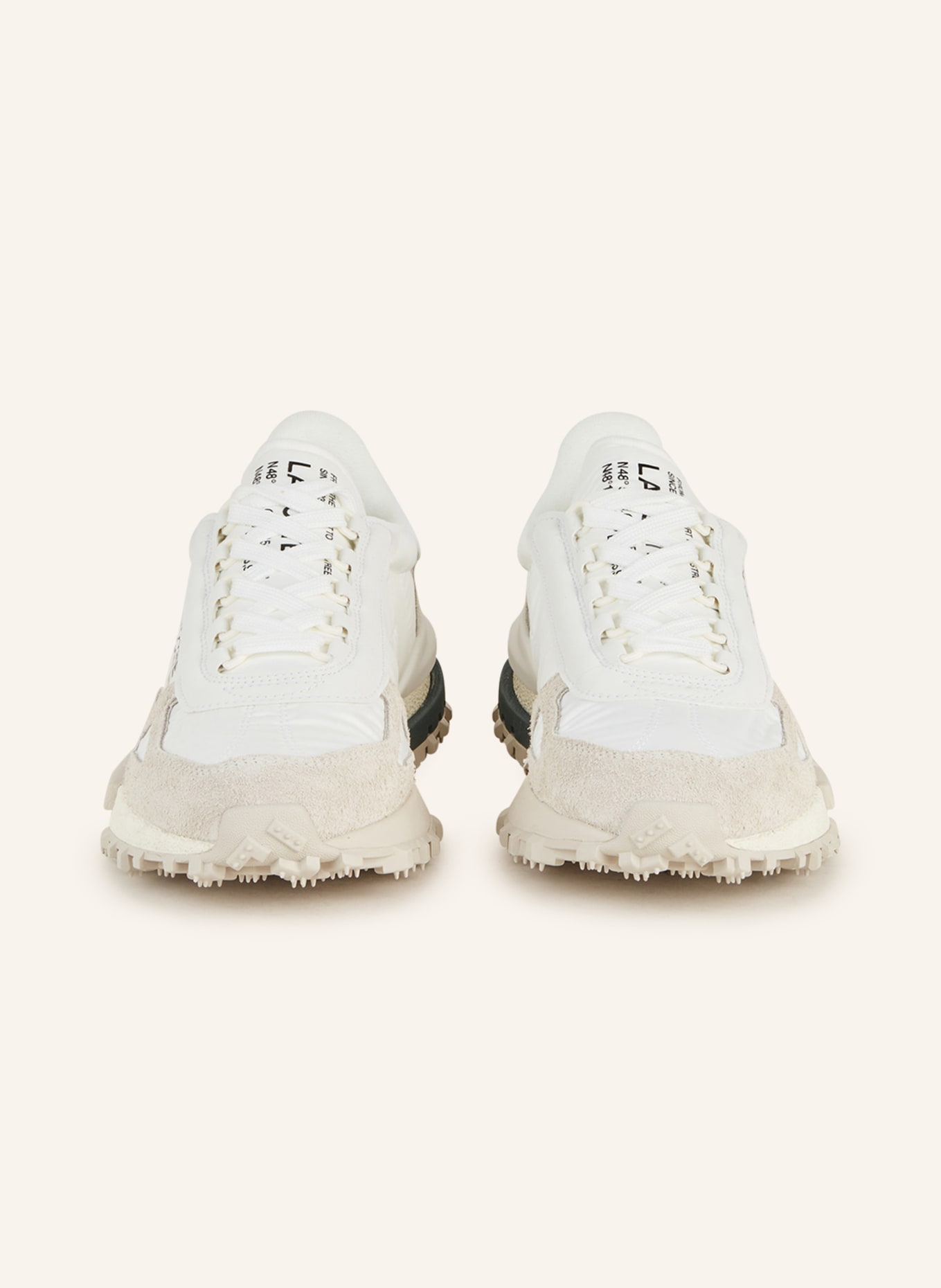 LACOSTE Sneaker ELITE ACTIVE: WEISS / HELLGRAU