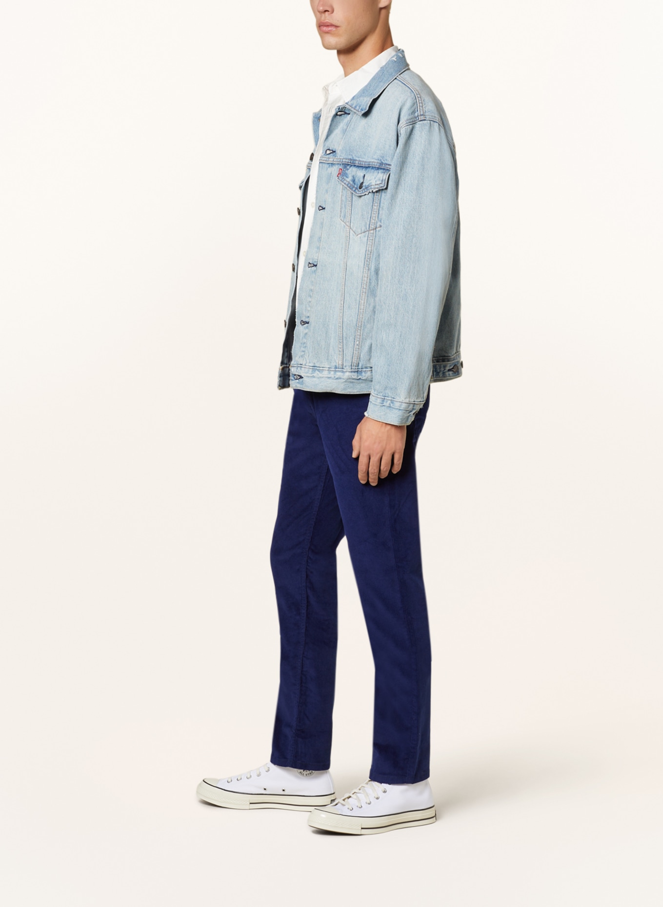 Levi's® Corduroy trousers 511 slim fit, Color: DARK BLUE (Image 4)
