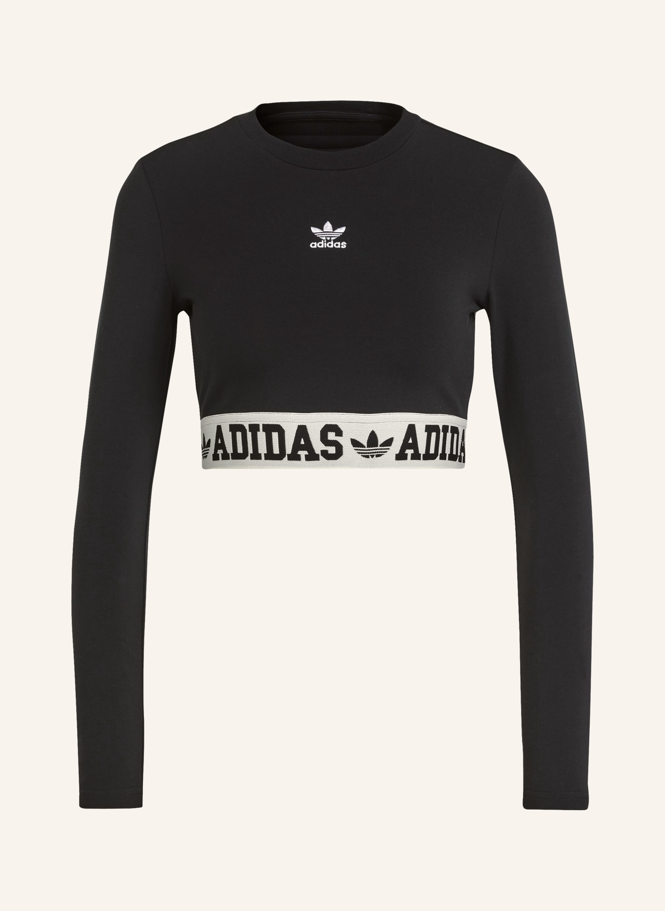 adidas Originals Cropped shirt NEUTRAL COURT, Color: BLACK (Image 1)