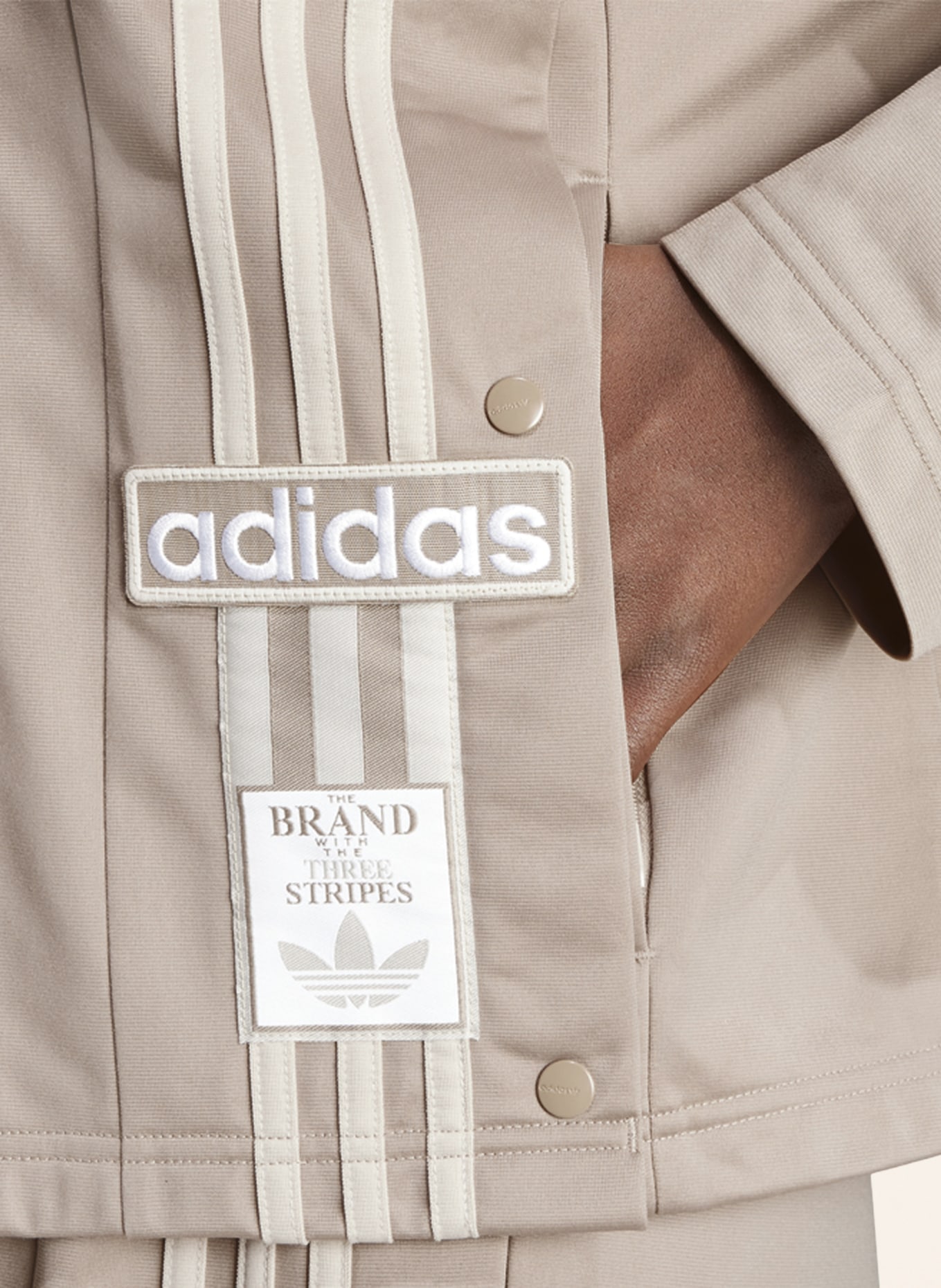 adidas Originals Trainingsjacke, Farbe: BEIGE/ CREME (Bild 4)