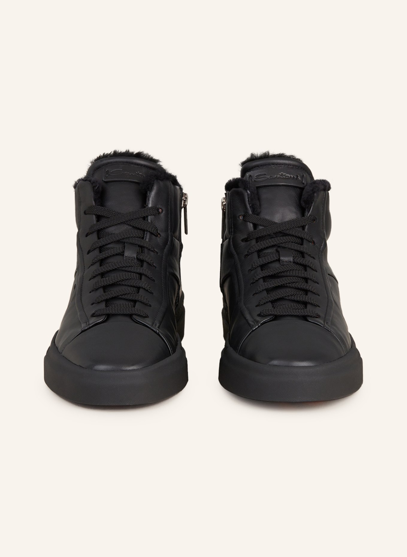 Santoni High-top sneakers GLORIA, Color: BLACK (Image 3)