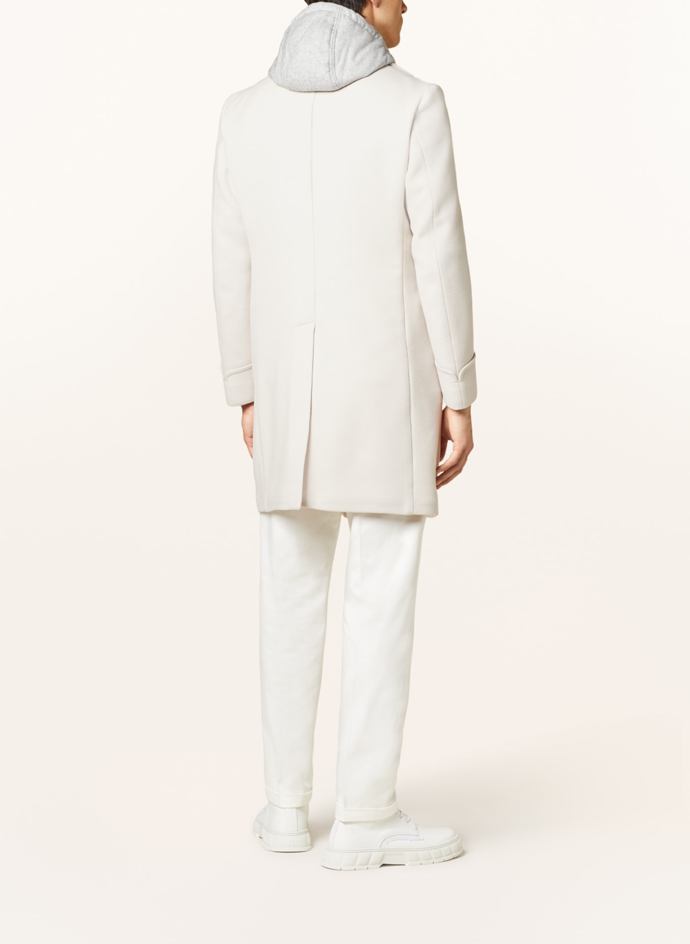 eleventy Mantel mit herausnehmbarer Blende, Farbe: CREME (Bild 3)
