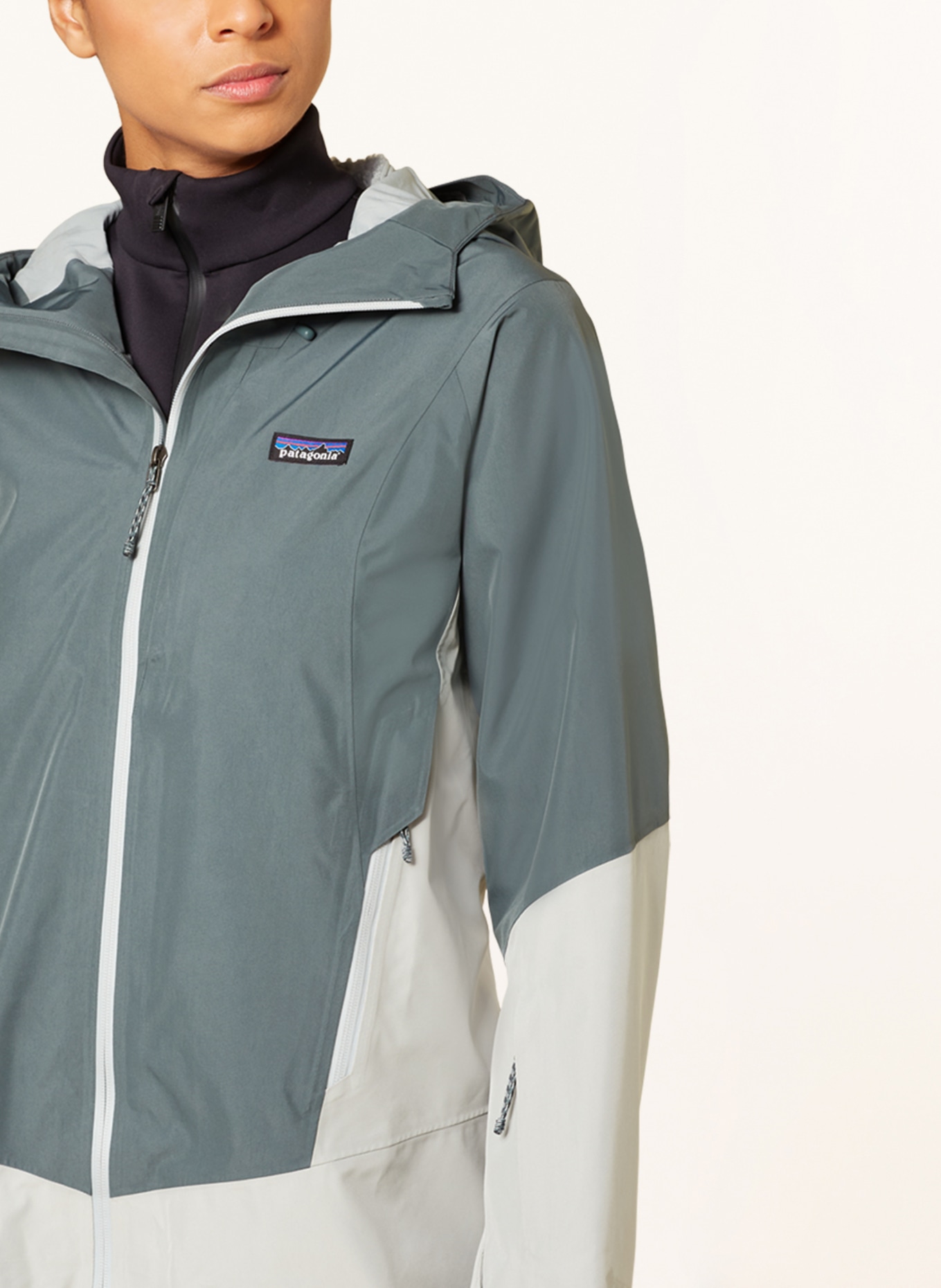 patagonia Ski jacket STORM SHIFT, Color: TEAL/ LIGHT GREEN (Image 5)