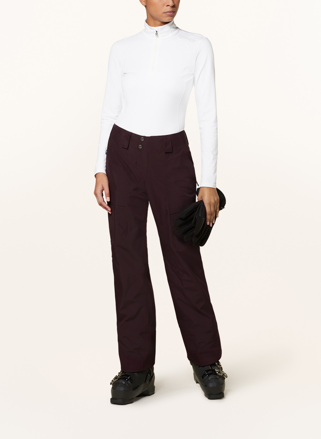 patagonia Skihose STORM SHIFT: DUNKELLILA