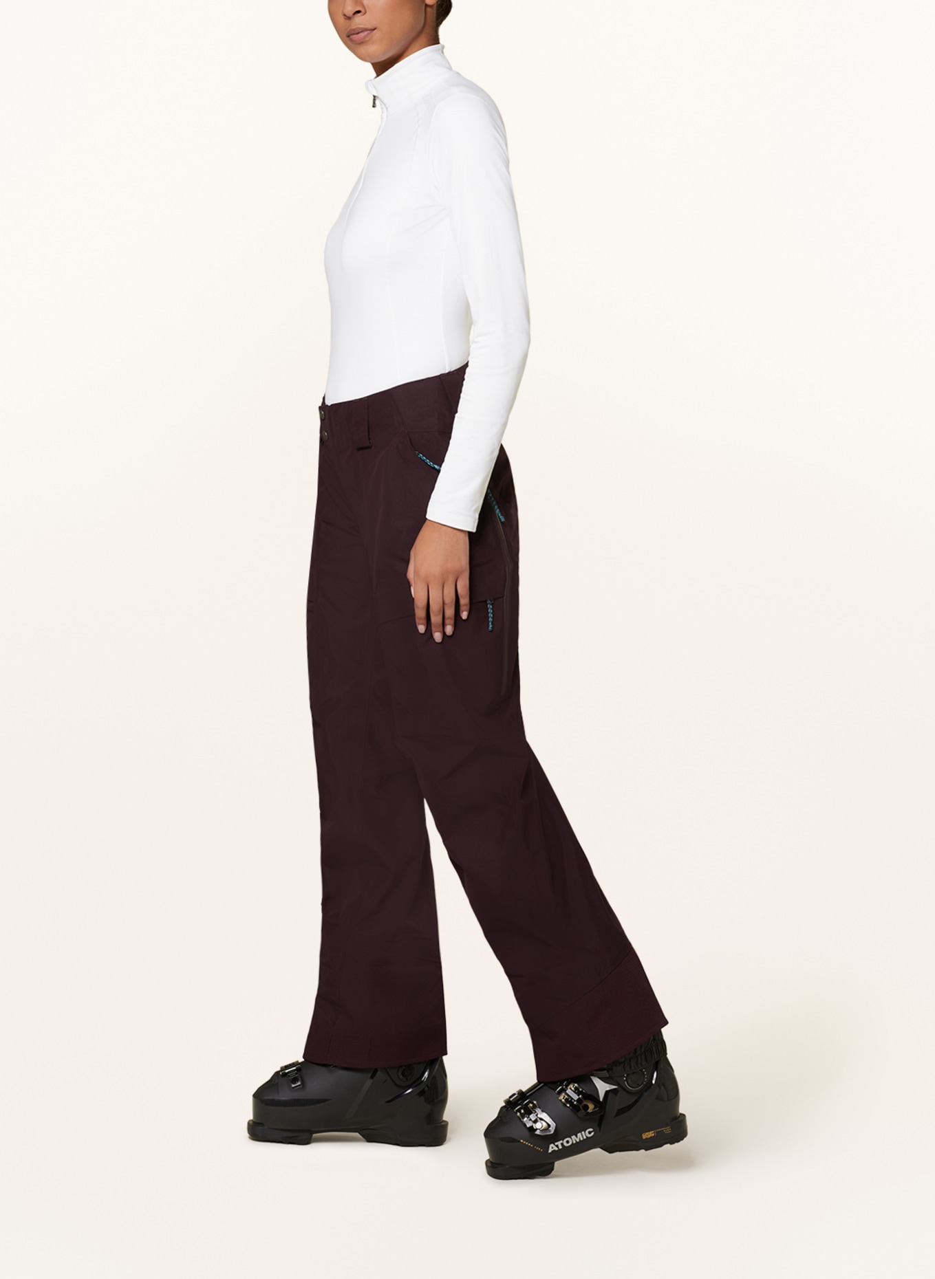 patagonia Skihose STORM SHIFT: DUNKELLILA