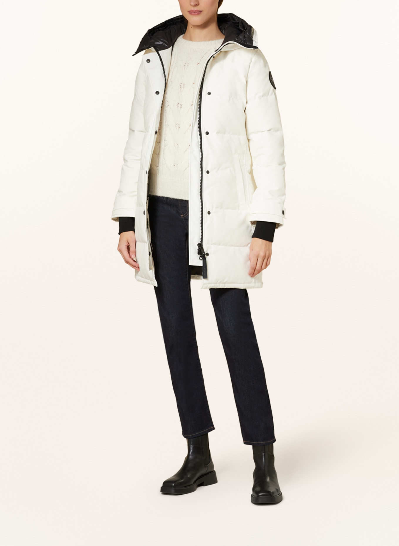 CANADA GOOSE Down coat SHELBURNE, Color: WHITE (Image 2)