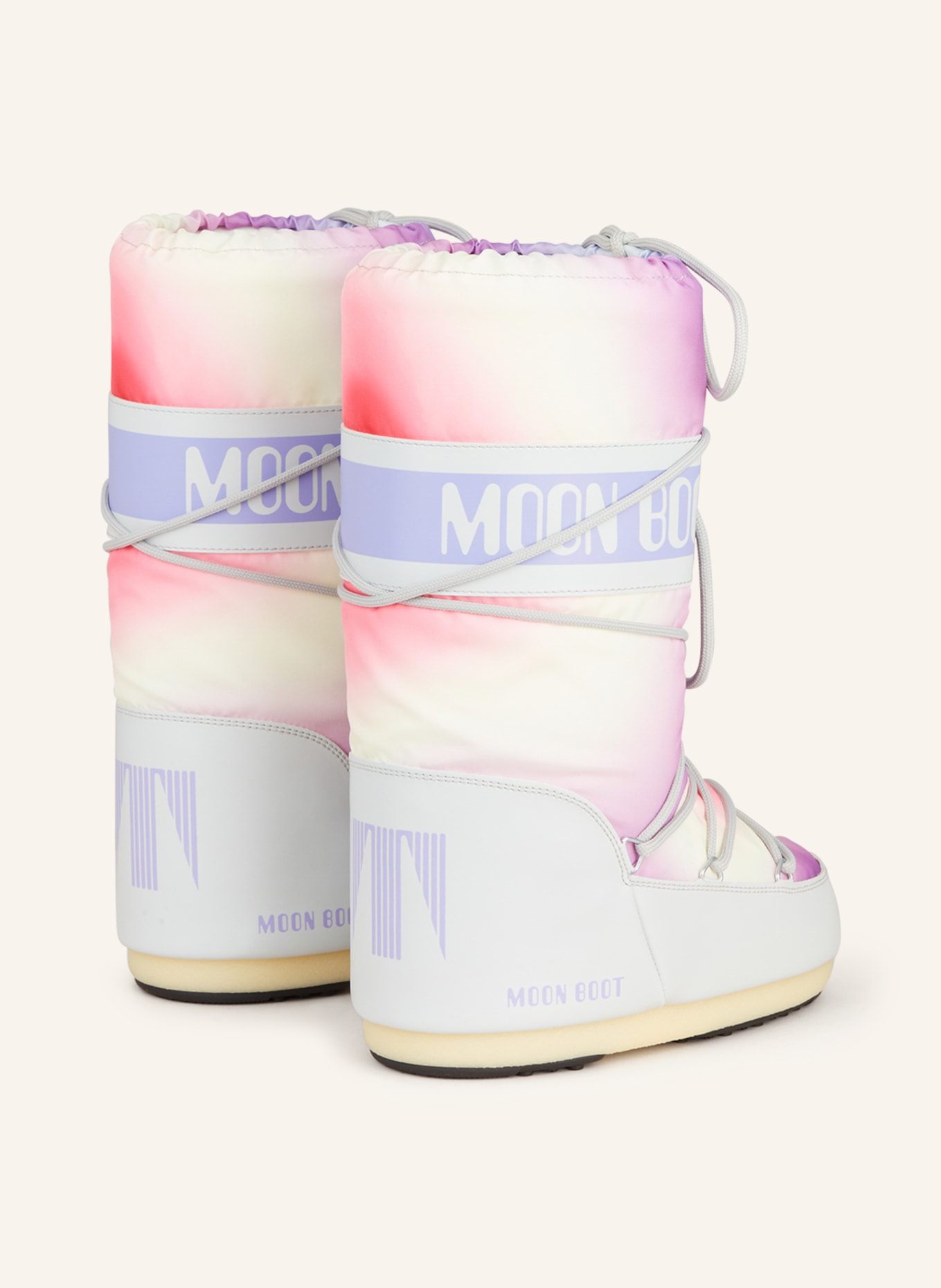 MOON BOOT Moon Boots ICON TIE DYE, Kolor: LILA/ MOCNORÓŻOWY (Obrazek 2)