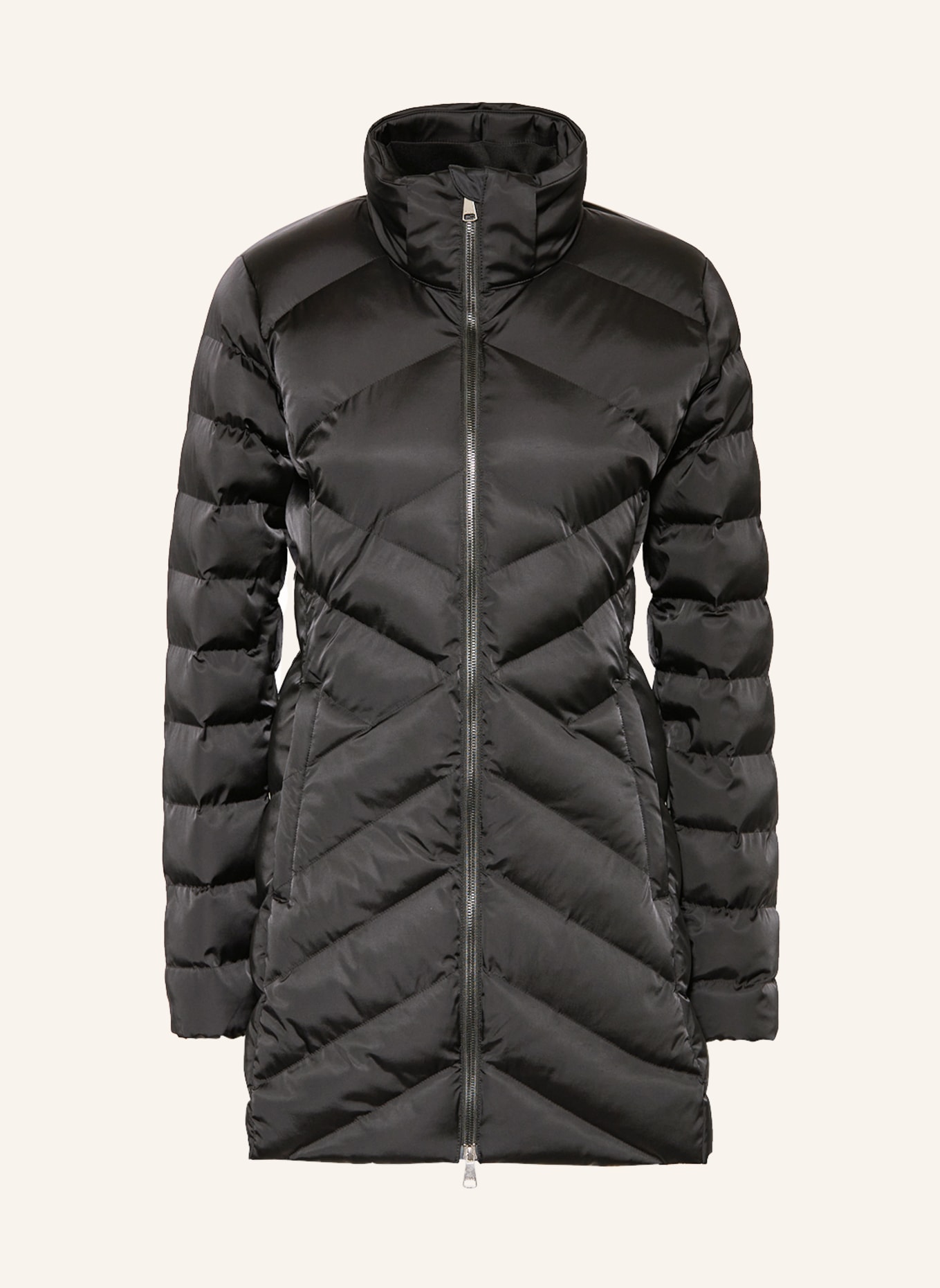 KJUS Quilted coat LADINA, Color: BLACK (Image 1)