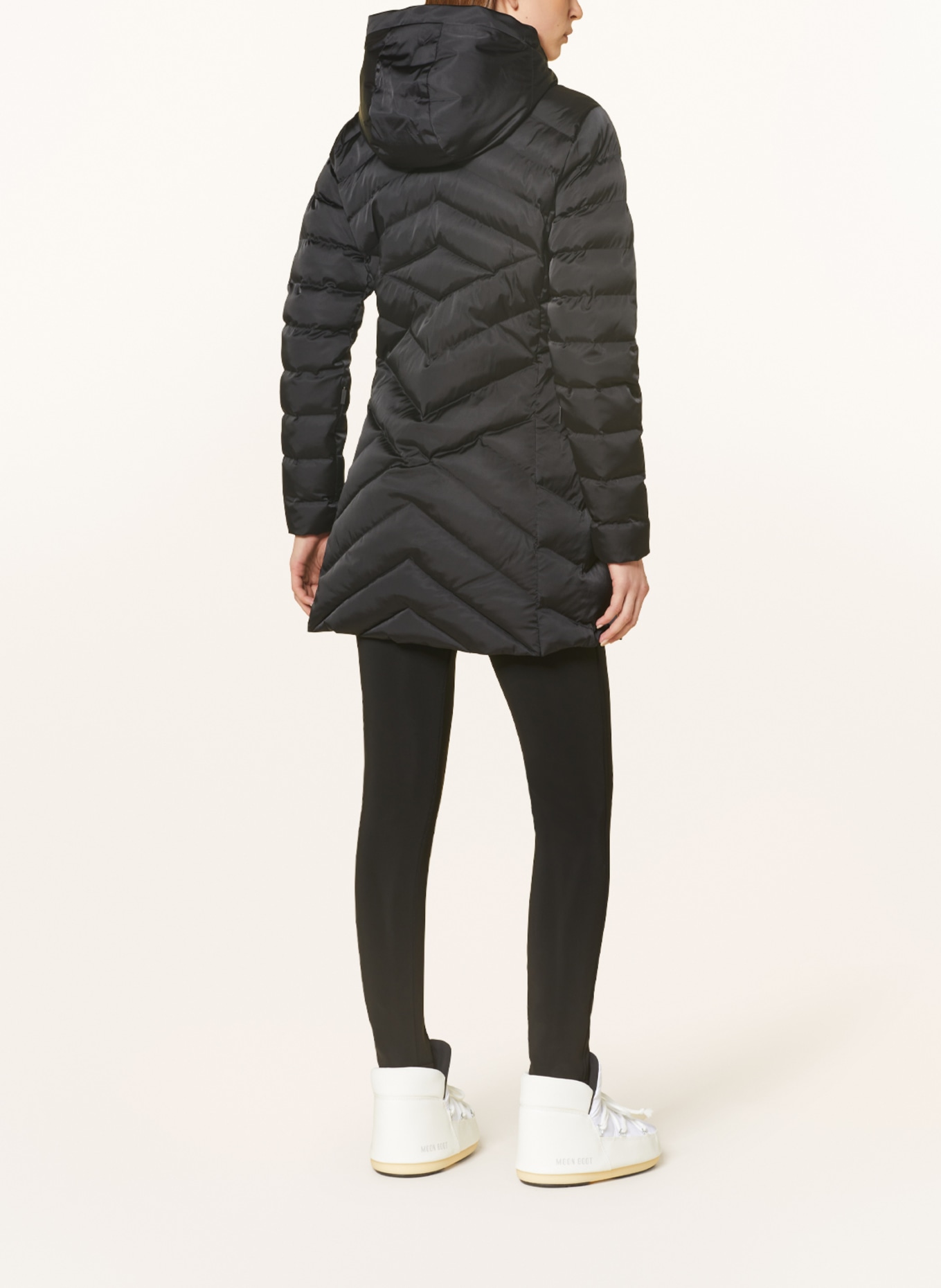 KJUS Quilted coat LADINA, Color: BLACK (Image 3)
