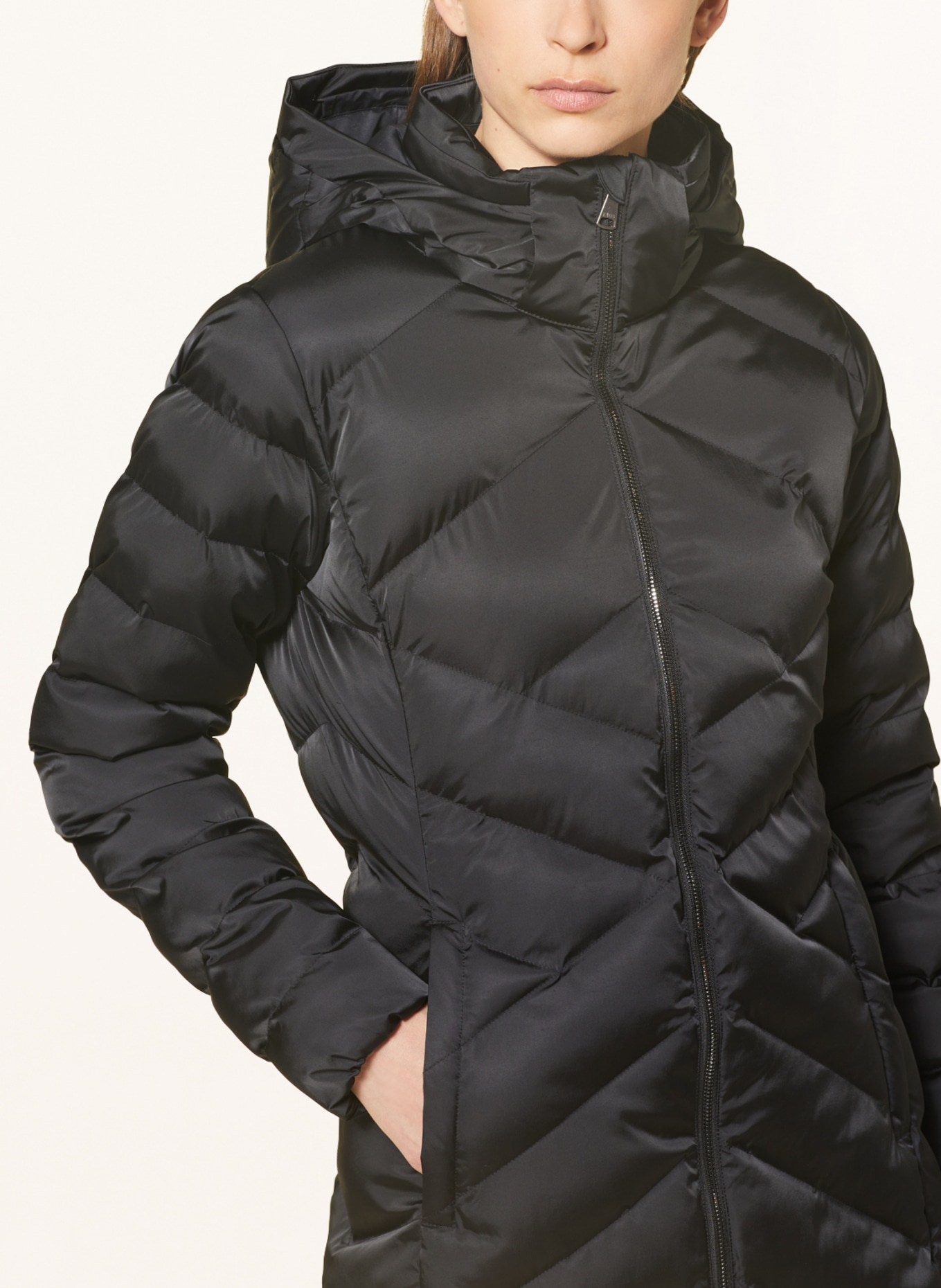 KJUS Quilted coat LADINA, Color: BLACK (Image 5)