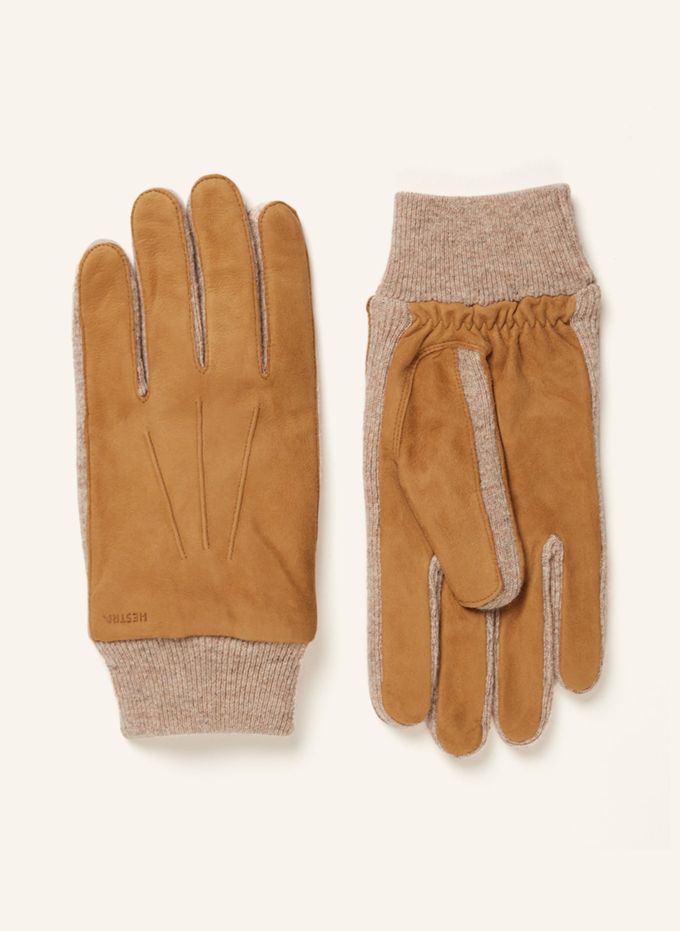 HESTRA Ski gloves GOEFFREY, Color: CAMEL (Image 1)