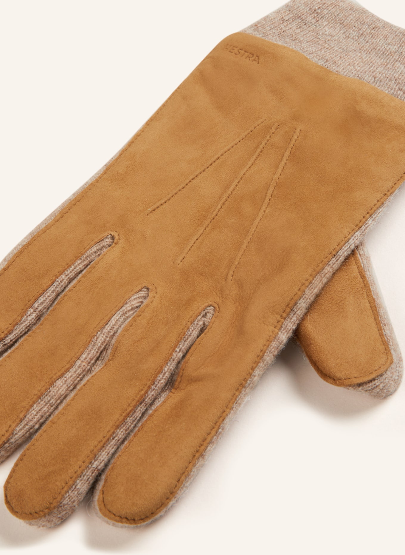 HESTRA Ski gloves GOEFFREY, Color: CAMEL (Image 2)