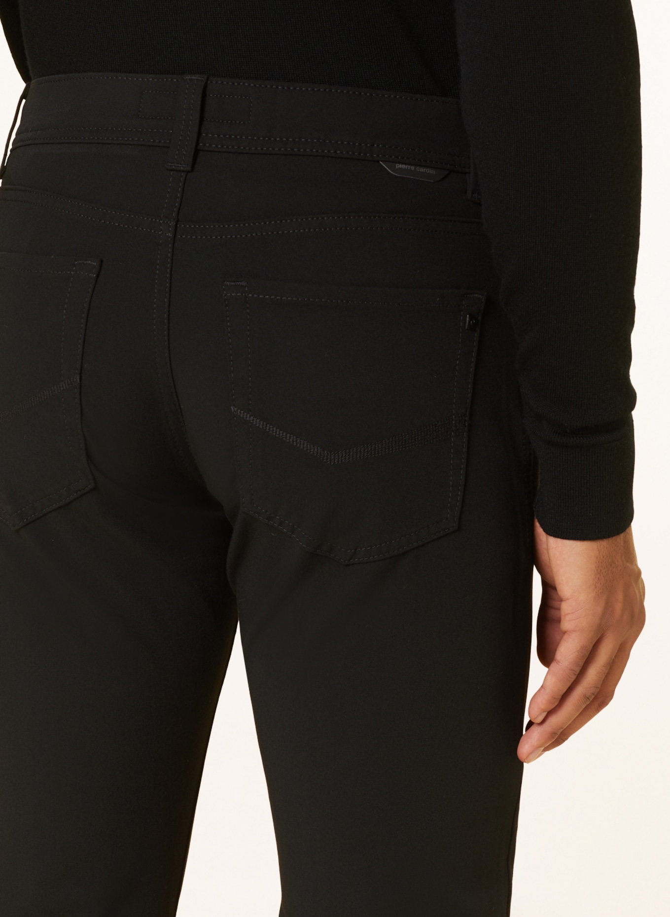 pierre cardin Trousers LYON tapered fit, Color: BLACK (Image 5)