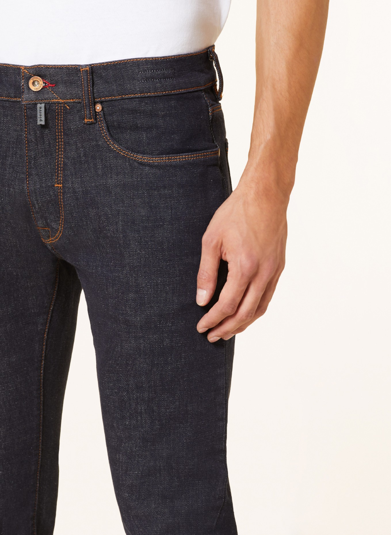 pierre cardin Jeans LYON Tapered Fit, Farbe: 6820 blue raw (Bild 5)