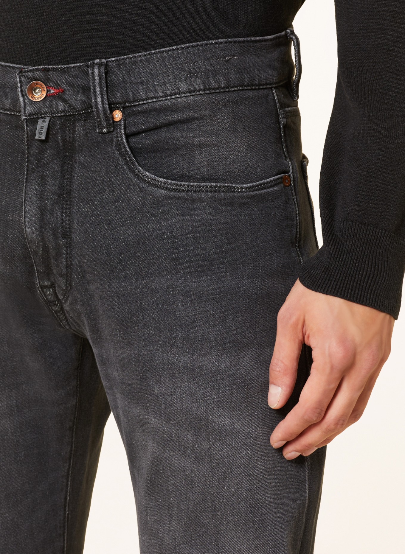 pierre cardin Jeans LYON Tapered Fit, Farbe: 9817 black fashion (Bild 5)