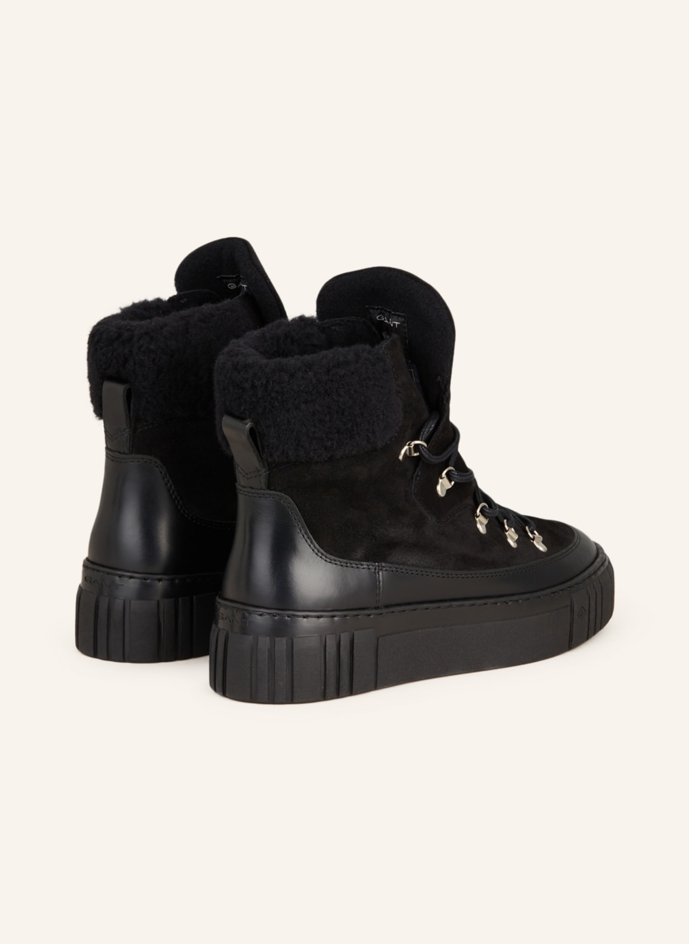 GANT Lace-up boots, Color: BLACK (Image 2)