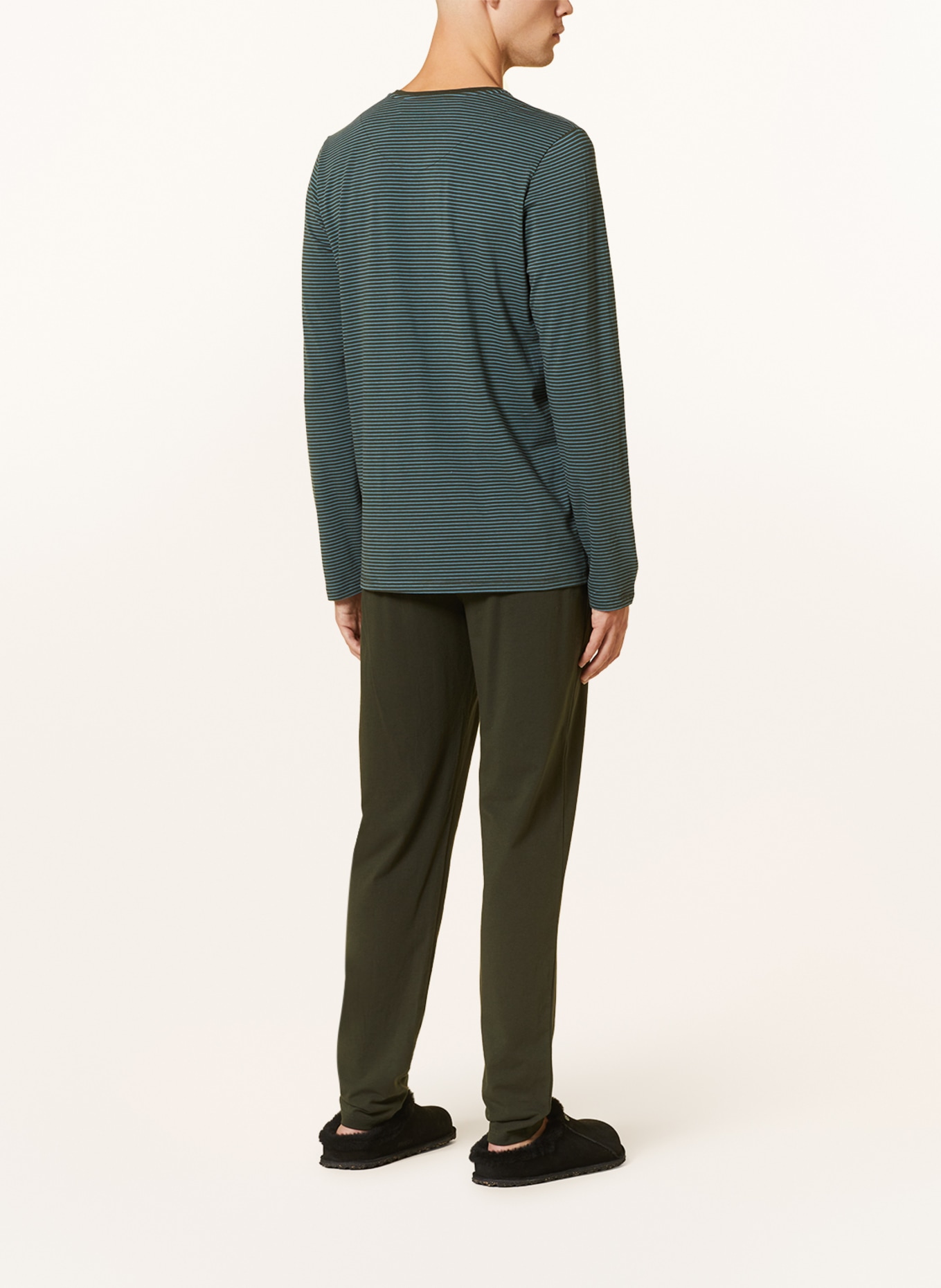 SCHIESSER Pajamas 95/5, Color: TEAL/ GREEN (Image 3)