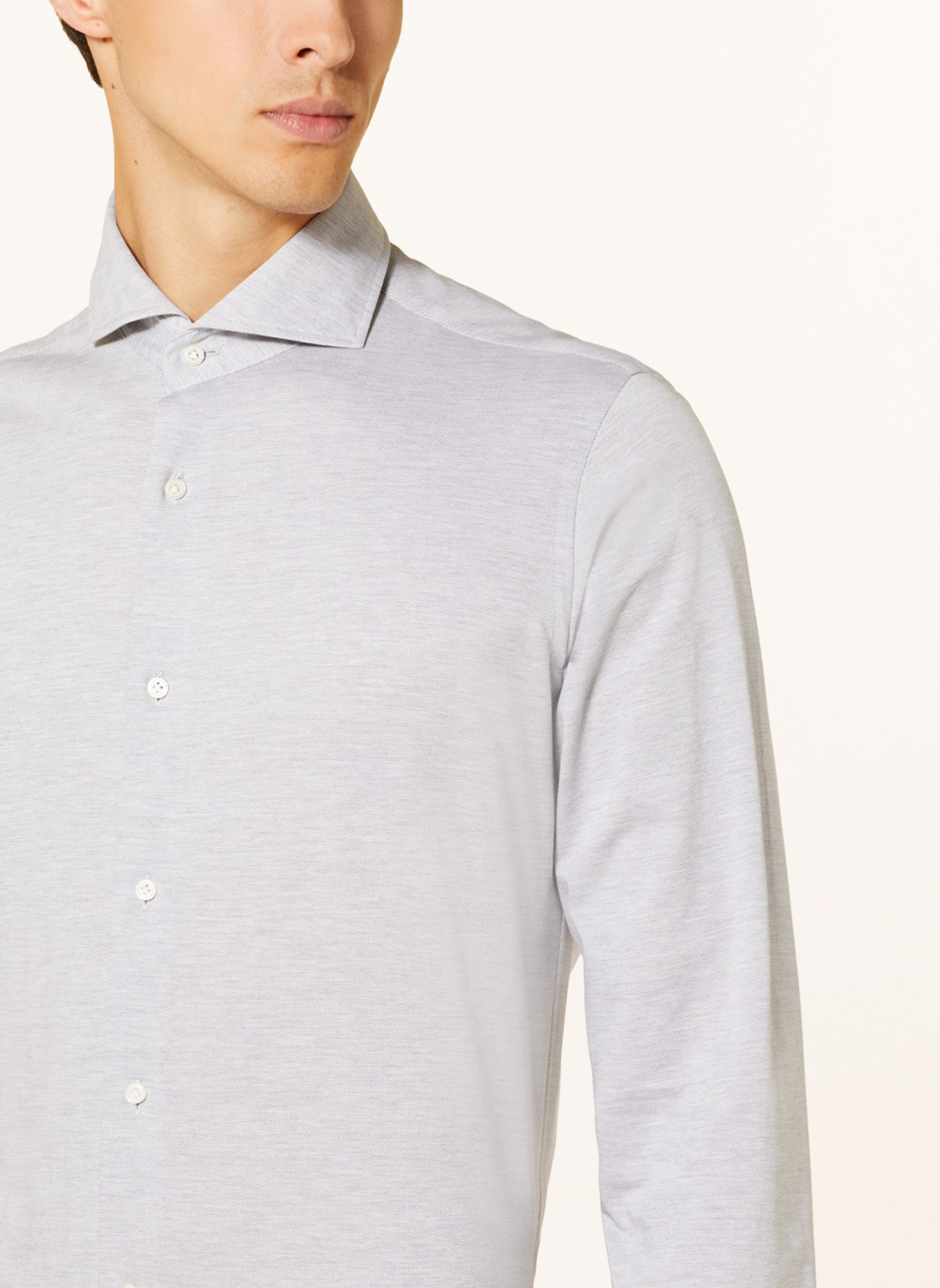 PAUL Shirt slim fit, Color: LIGHT GRAY (Image 4)