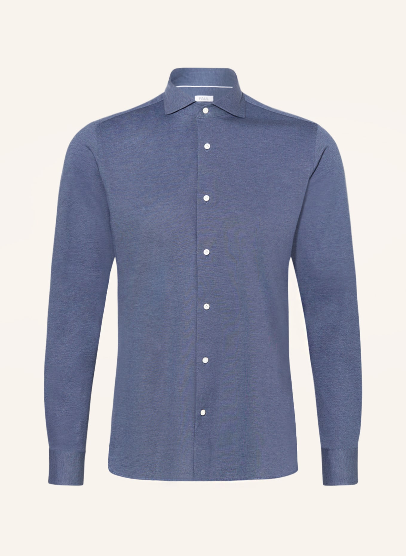 PAUL Piqué shirt slim fit, Color: DARK BLUE (Image 1)