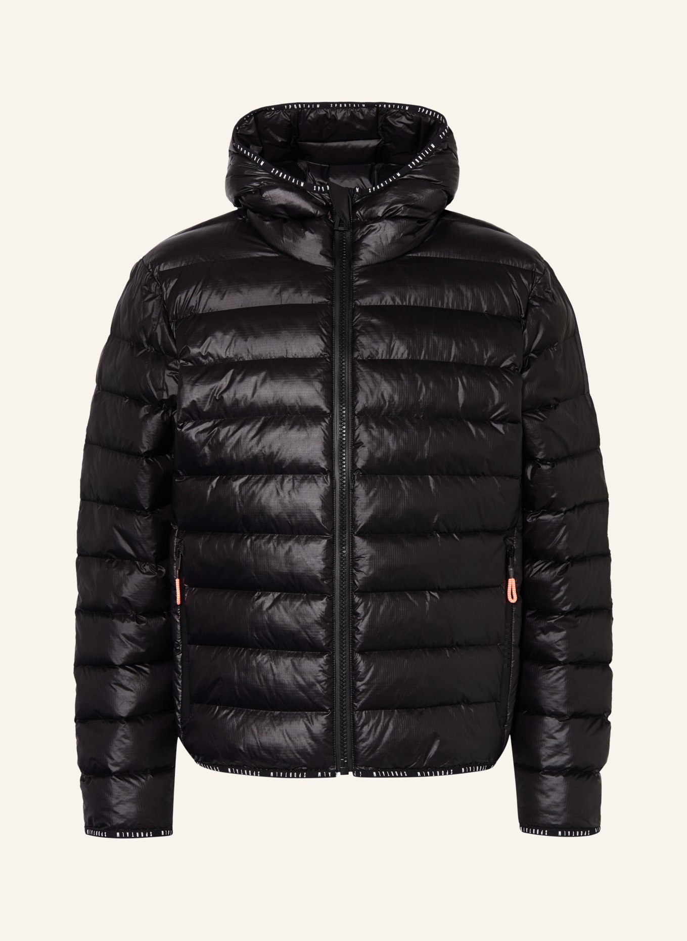 SPORTALM Quilted jacket, Color: BLACK (Image 1)