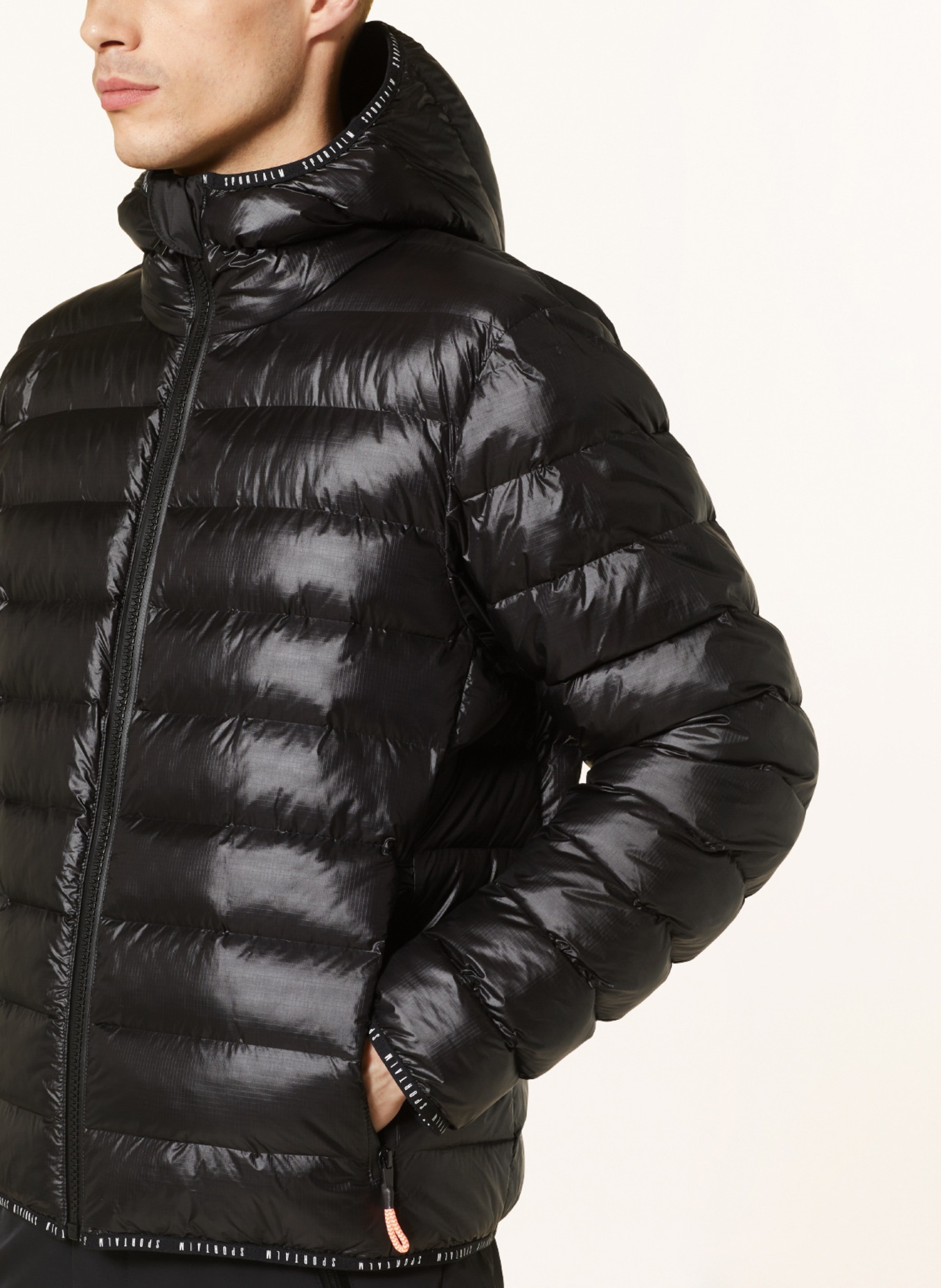 SPORTALM Quilted jacket, Color: BLACK (Image 5)