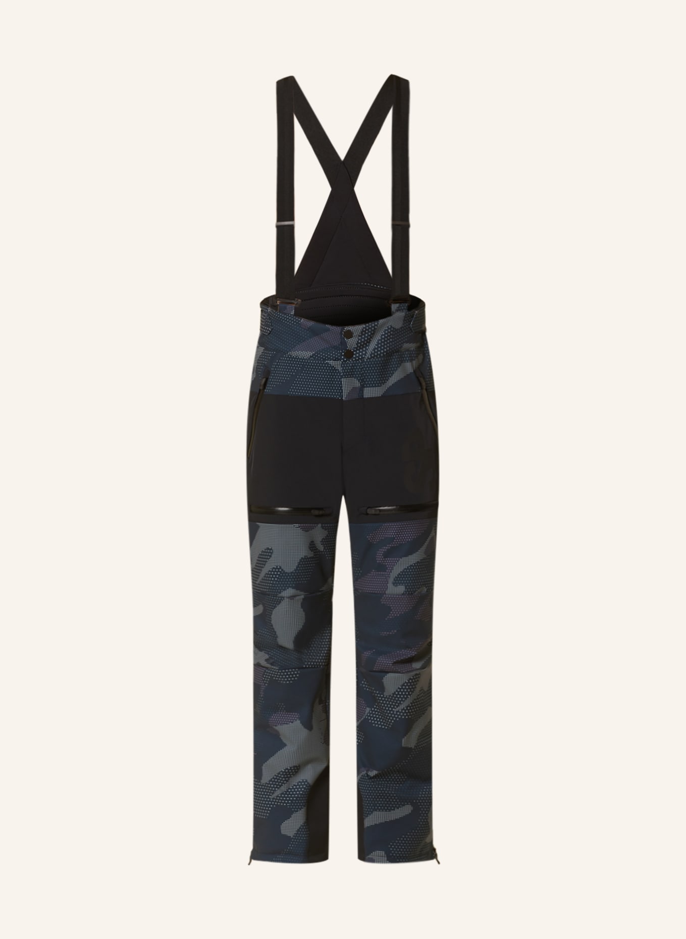SPORTALM Ski pants, Color: BLACK/ WHITE/ GRAY (Image 1)