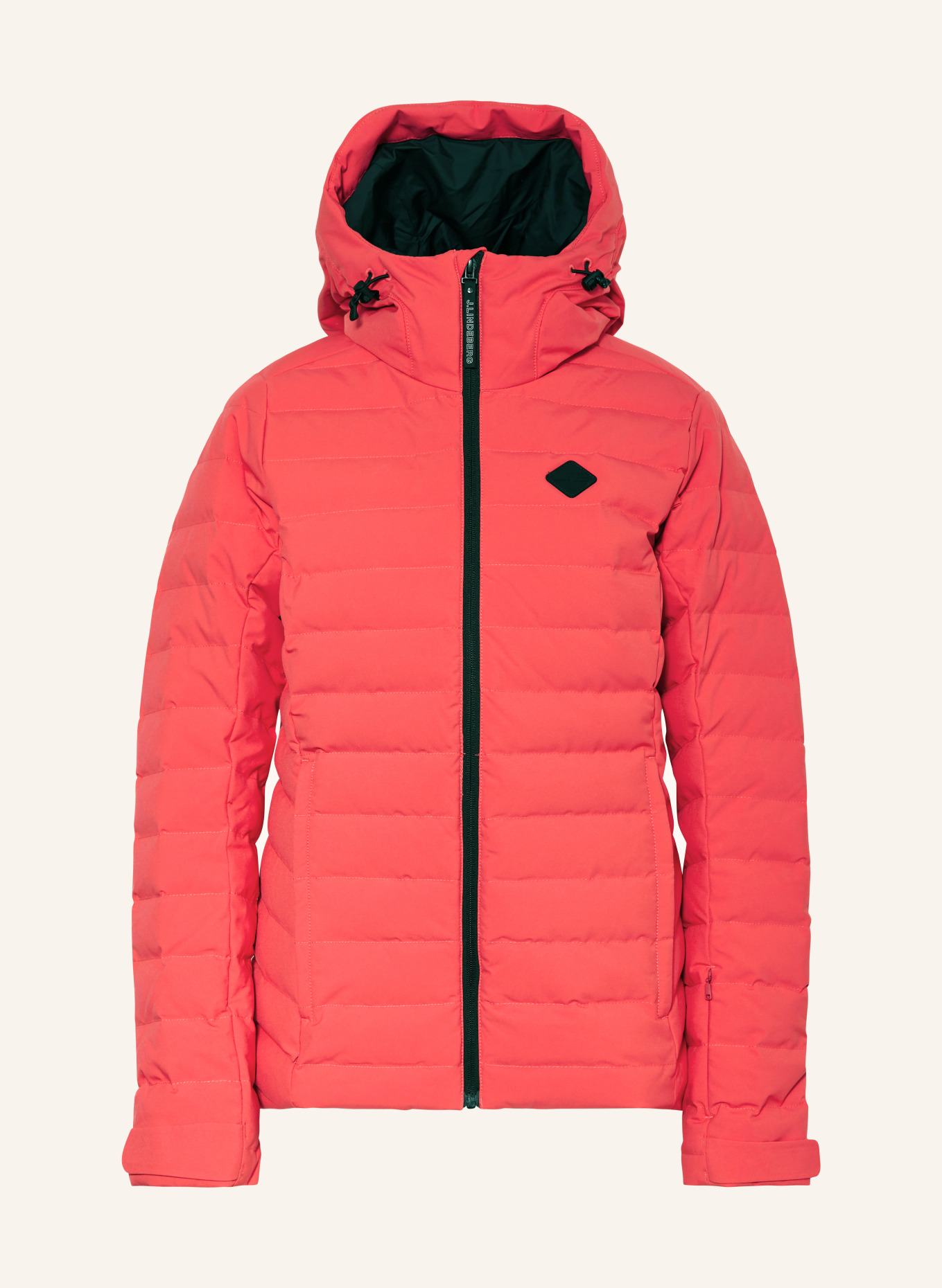J.LINDEBERG Down ski jacket, Color: LIGHT RED (Image 1)