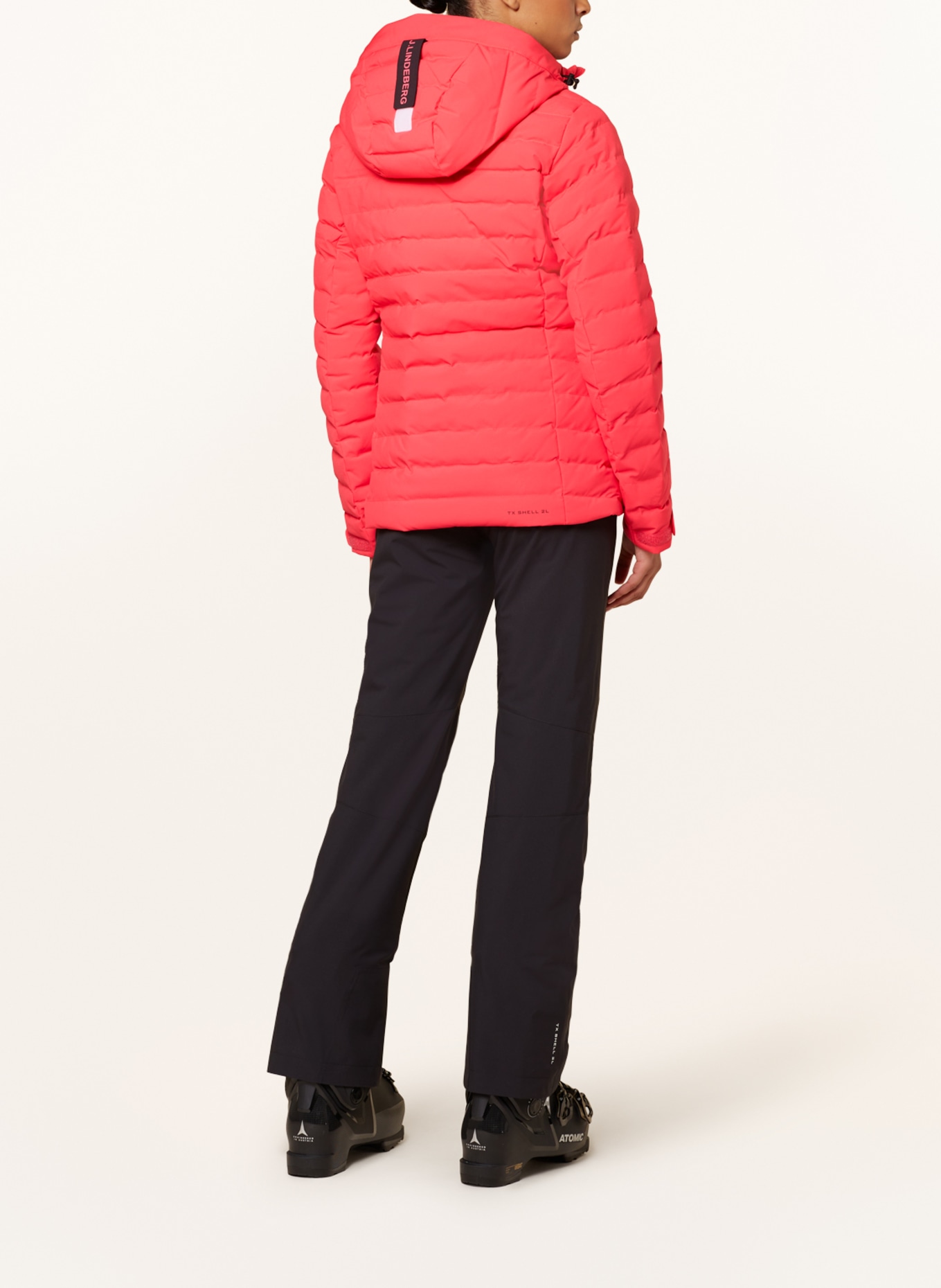 J.LINDEBERG Down ski jacket, Color: LIGHT RED (Image 3)