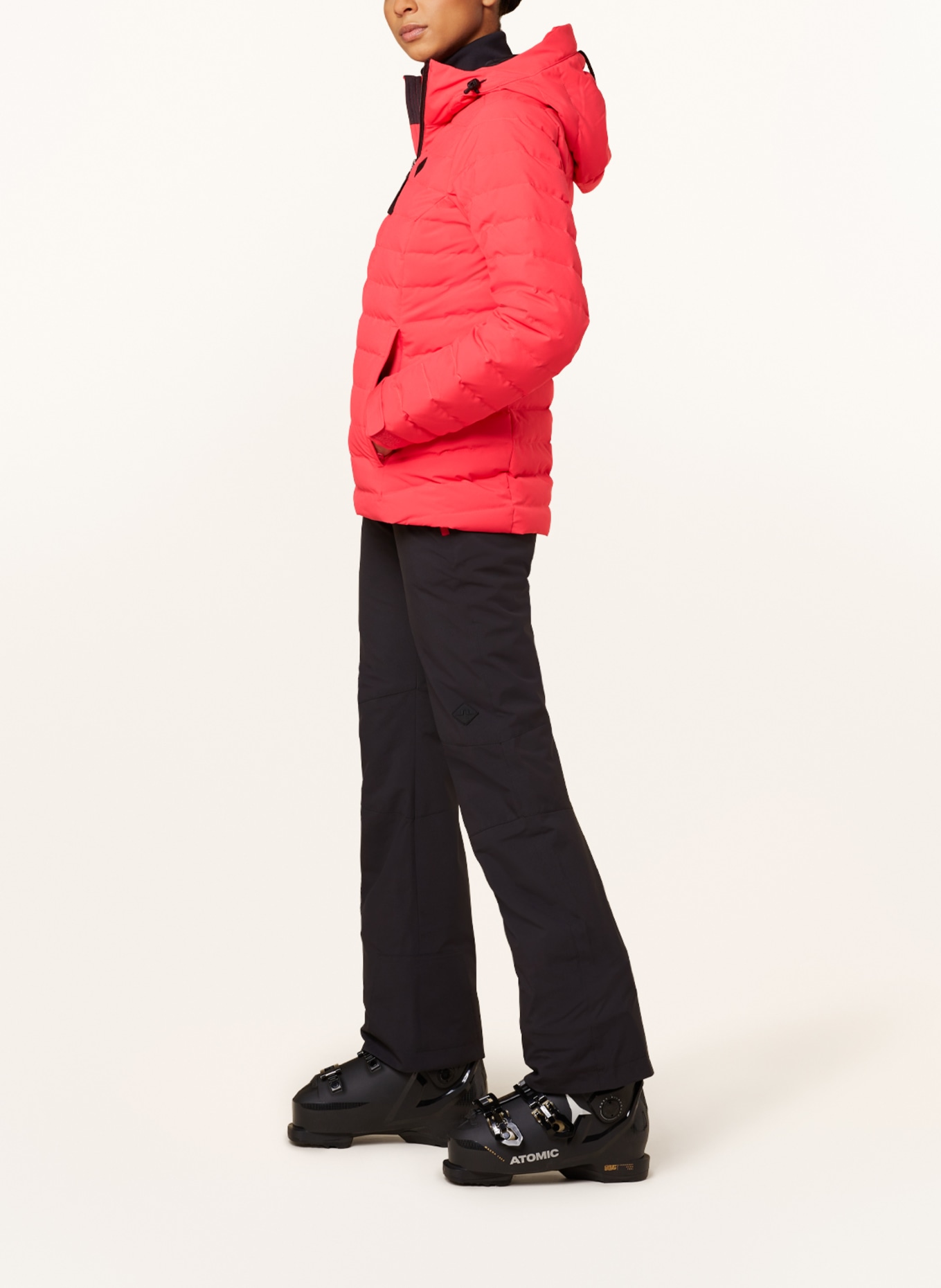 J.LINDEBERG Down ski jacket, Color: LIGHT RED (Image 4)