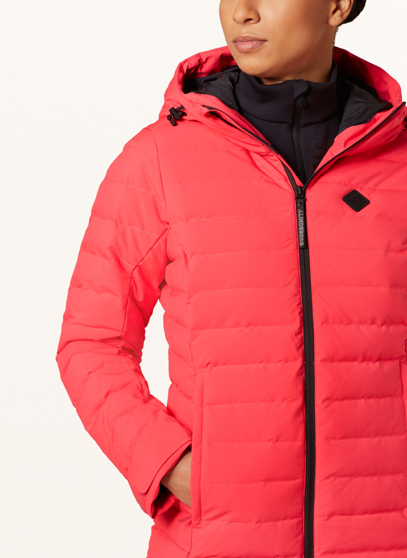J.LINDEBERG Down ski jacket, Color: LIGHT RED (Image 5)
