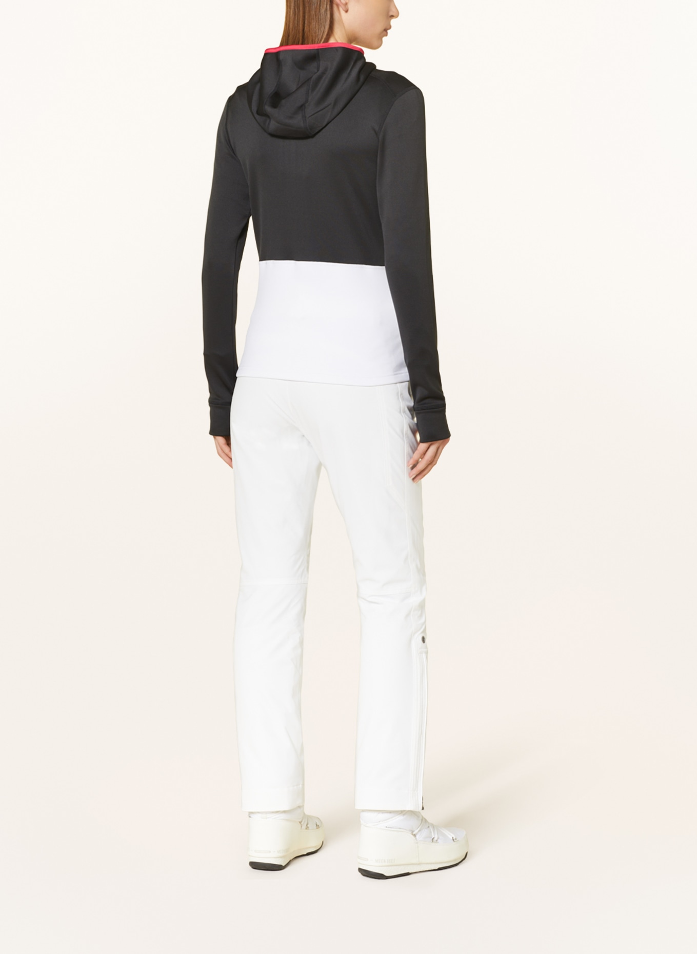 J.LINDEBERG Mid-layer jacket, Color: BLACK/ WHITE/ PINK (Image 3)