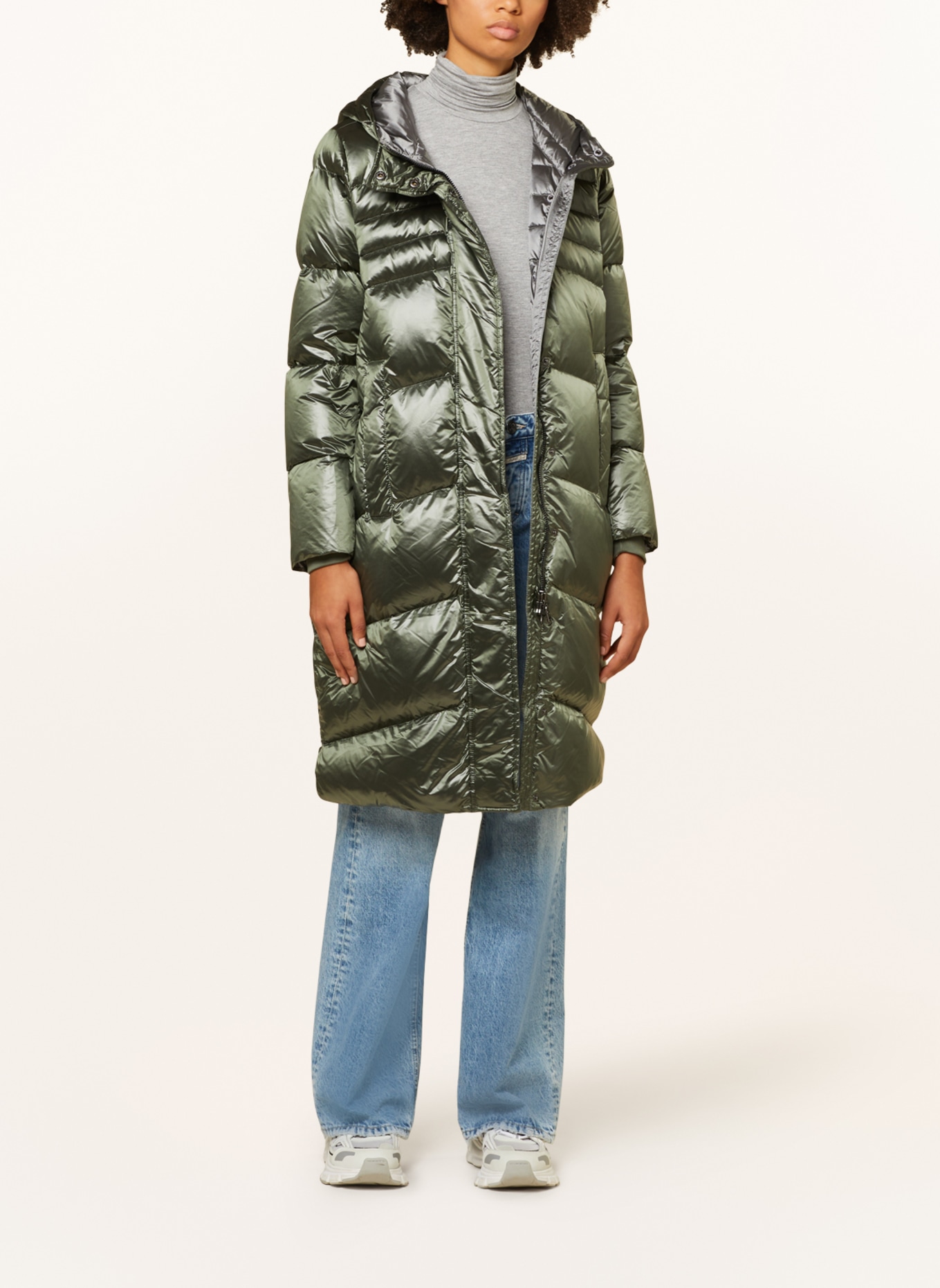 COLMAR Quilted coat, Color: OLIVE (Image 2)